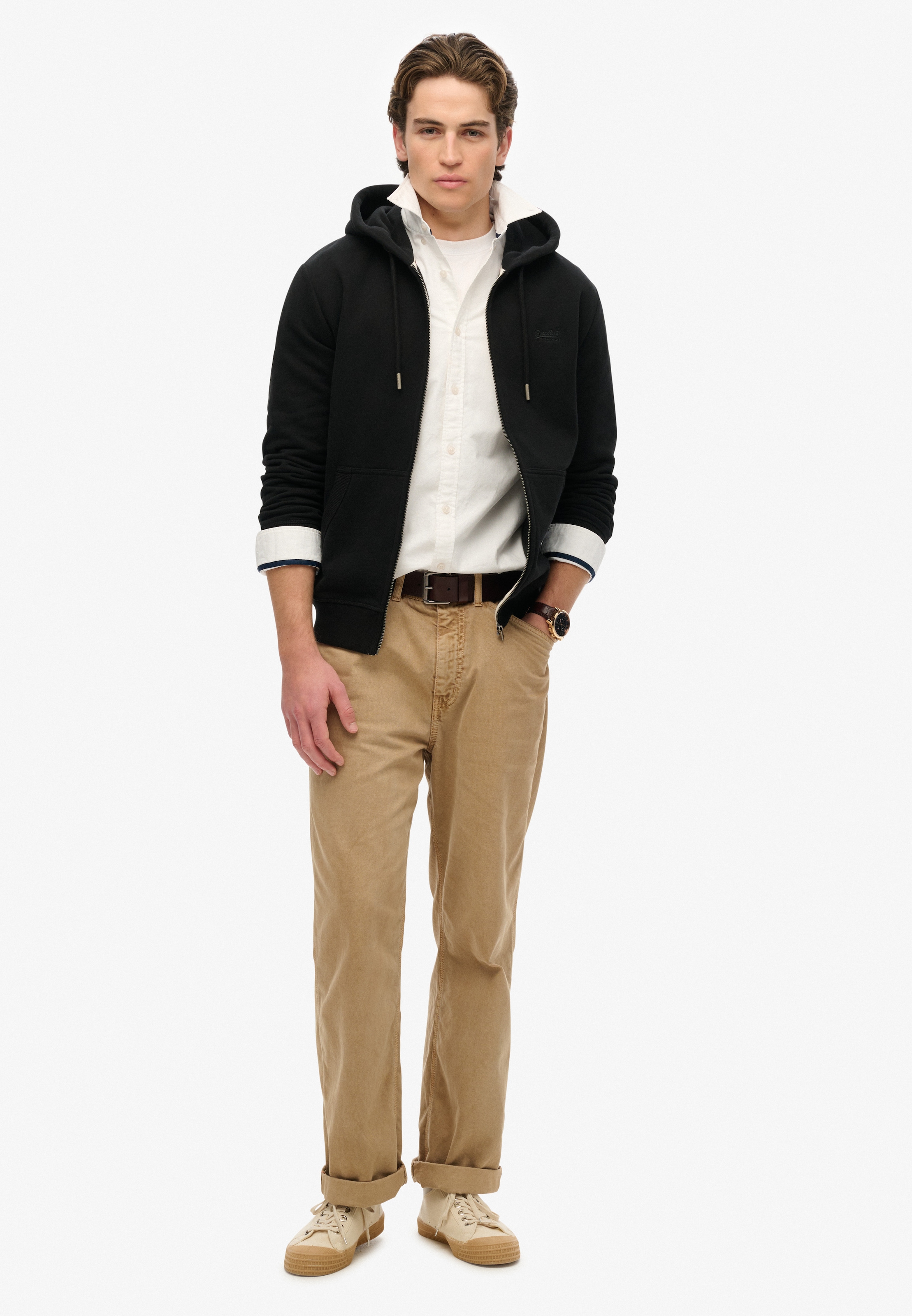 Superdry Kapuzensweatjacke »ESSENTIAL LOGO ZIP HOODIE HB«