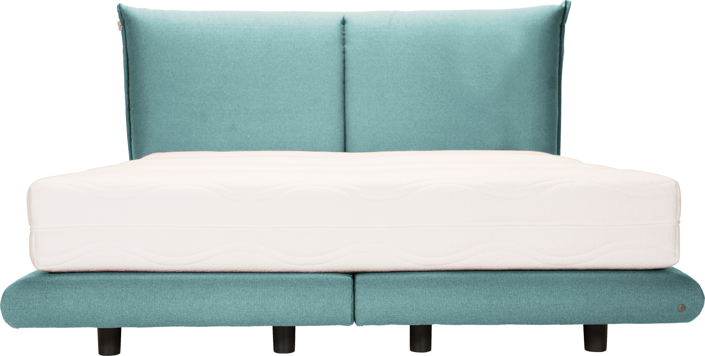 TOM TAILOR HOME Boxspringbett »SOHO PILLOW BOX«, in Schwebeoptik, Kopfteil in Kissenform, Höhe 120 cm