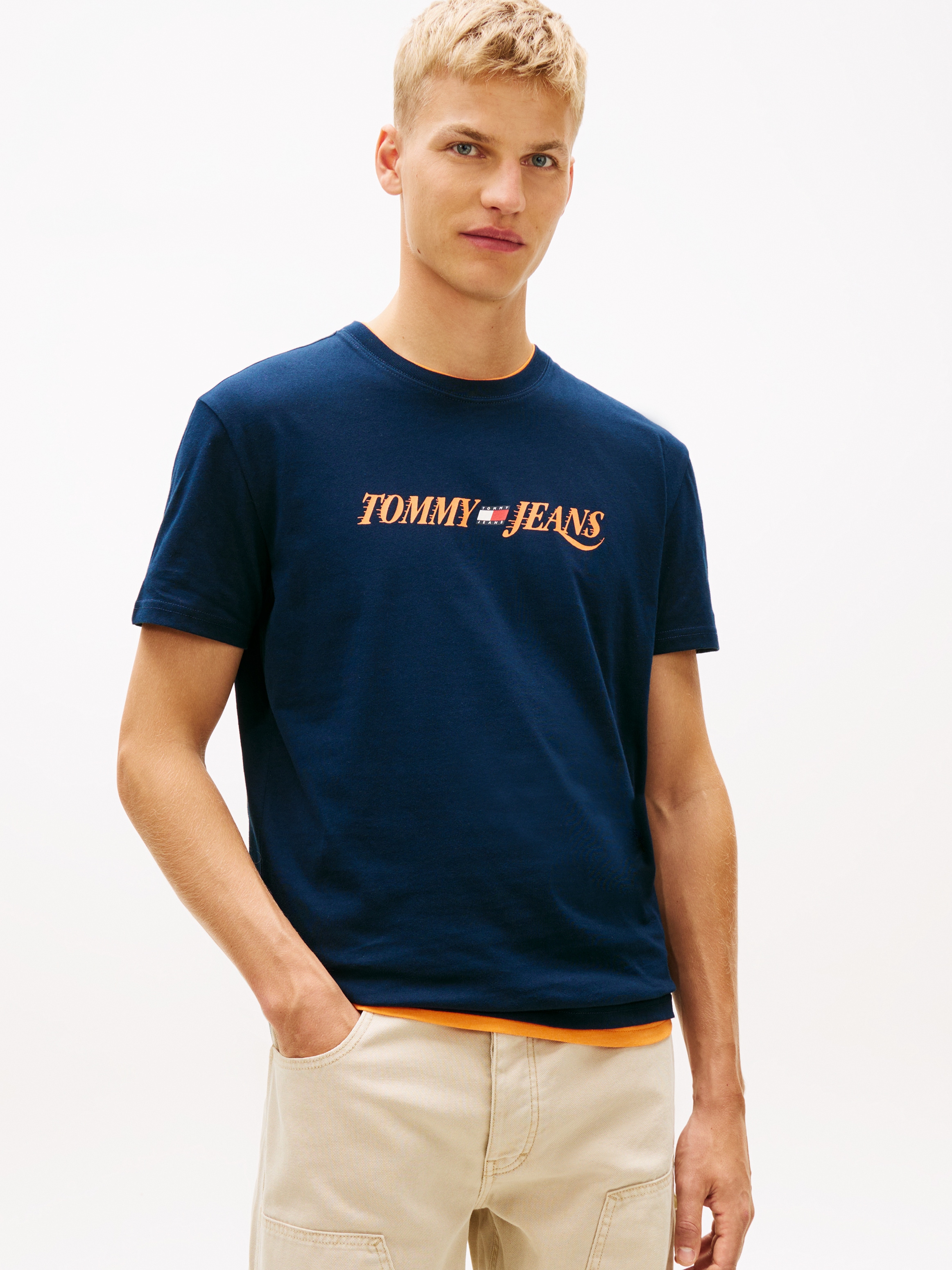 Tommy Jeans T-Shirt »REGULAR VINTAGE LA« Regular fit mit Print