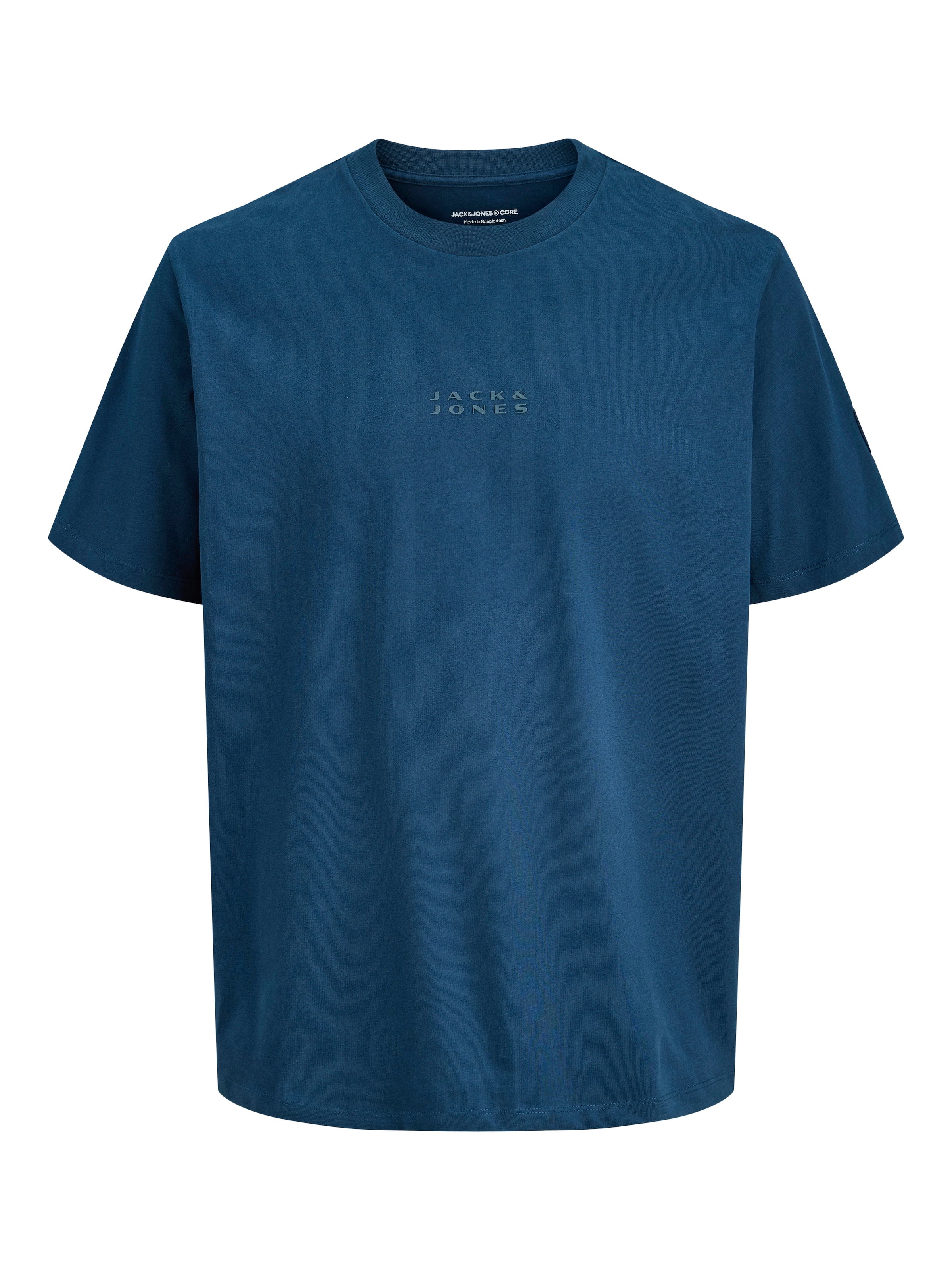 Jack & Jones Kurzarmshirt »JCOPOINT BADGE TEE SS CREW NECK«