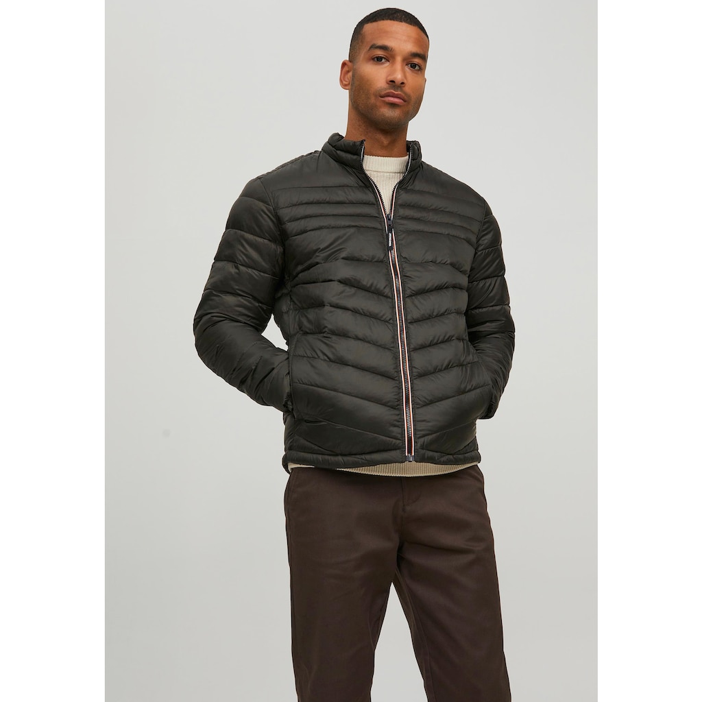 Jack & Jones Steppjacke »HERO PUFFER COLLAR«, ohne Kapuze