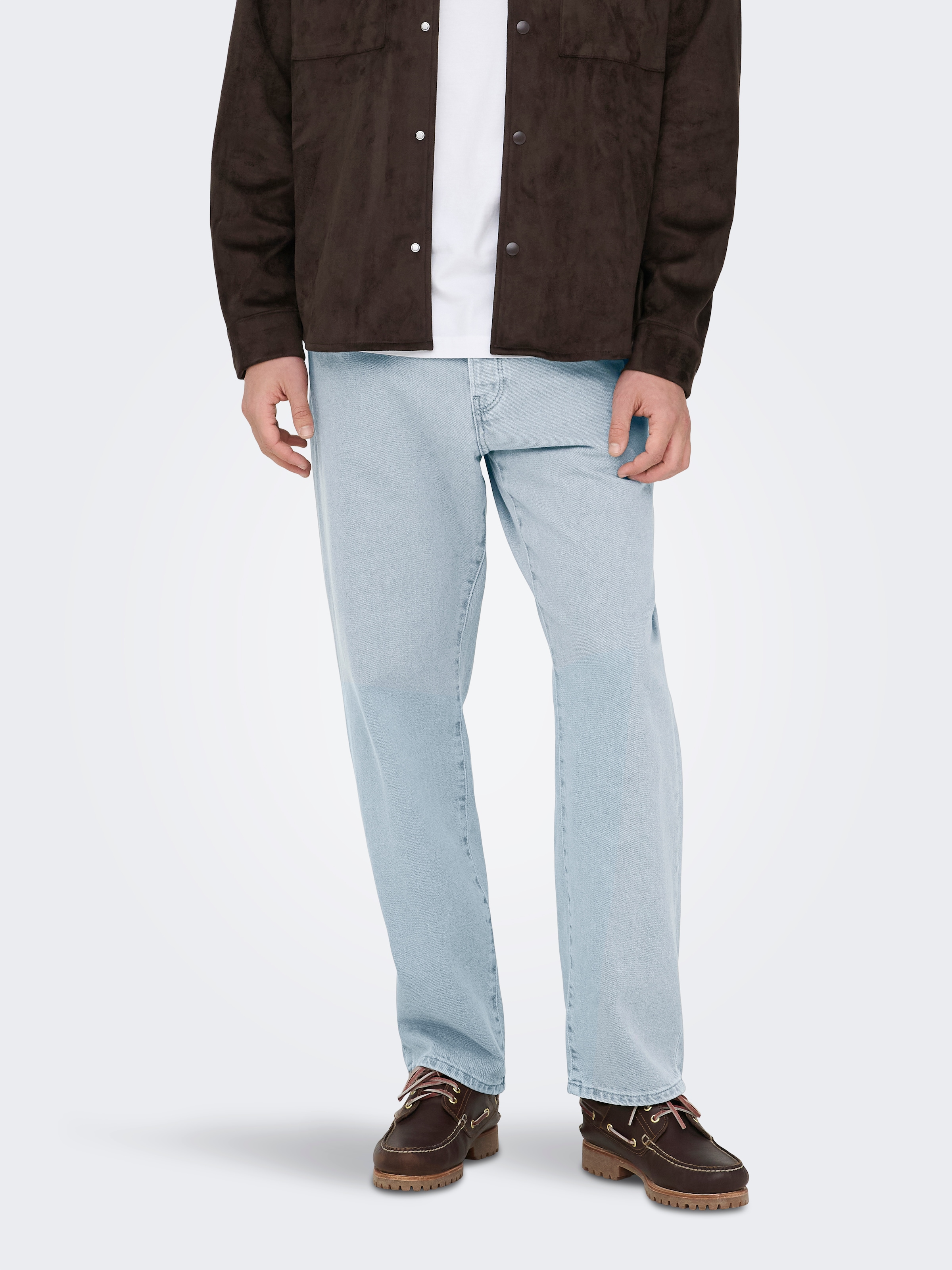 ONLY & SONS Regular-fit-Jeans »ONSEDGE STRAIGHT JAX BOX TAI DNM NOOS«