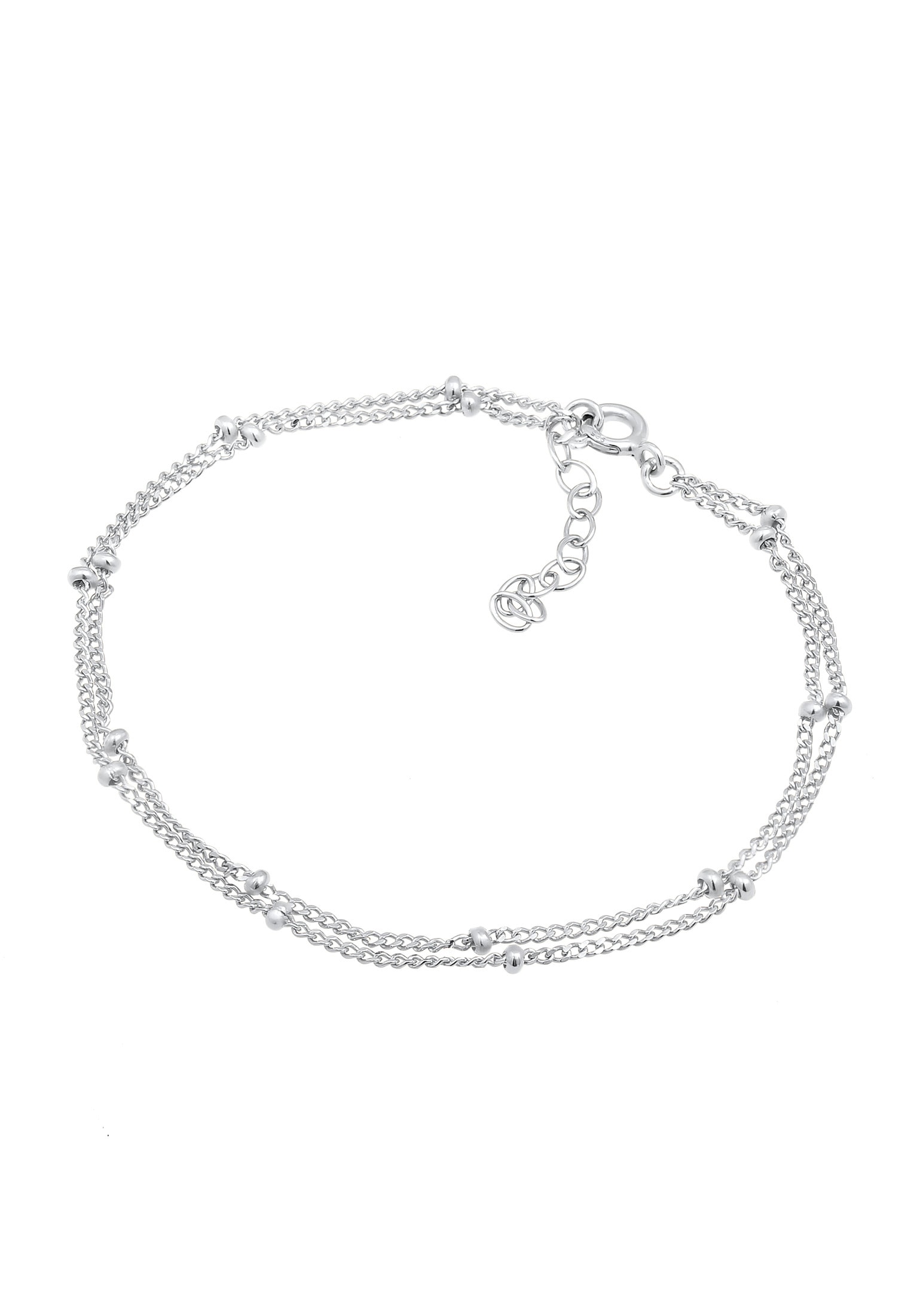 Elli Armkette »Armband Layer Kugel Kettchen Basic Trend 925er Silber«
