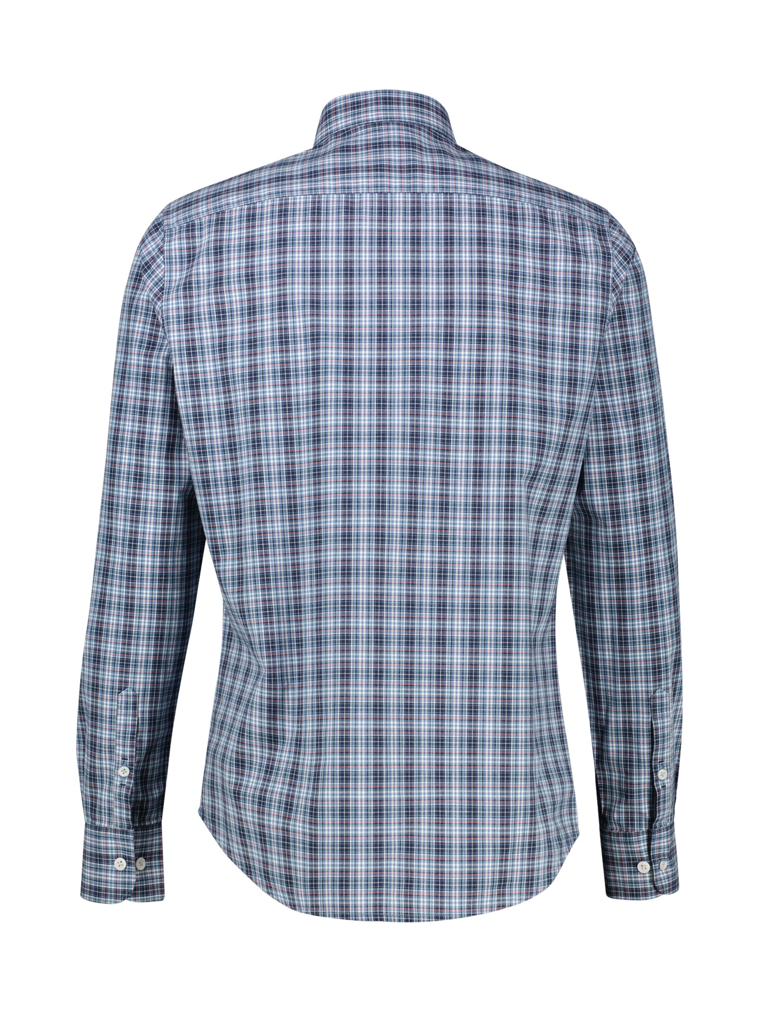 LERROS Langarmhemd »Karohemd mit Button-Down-Kragen«