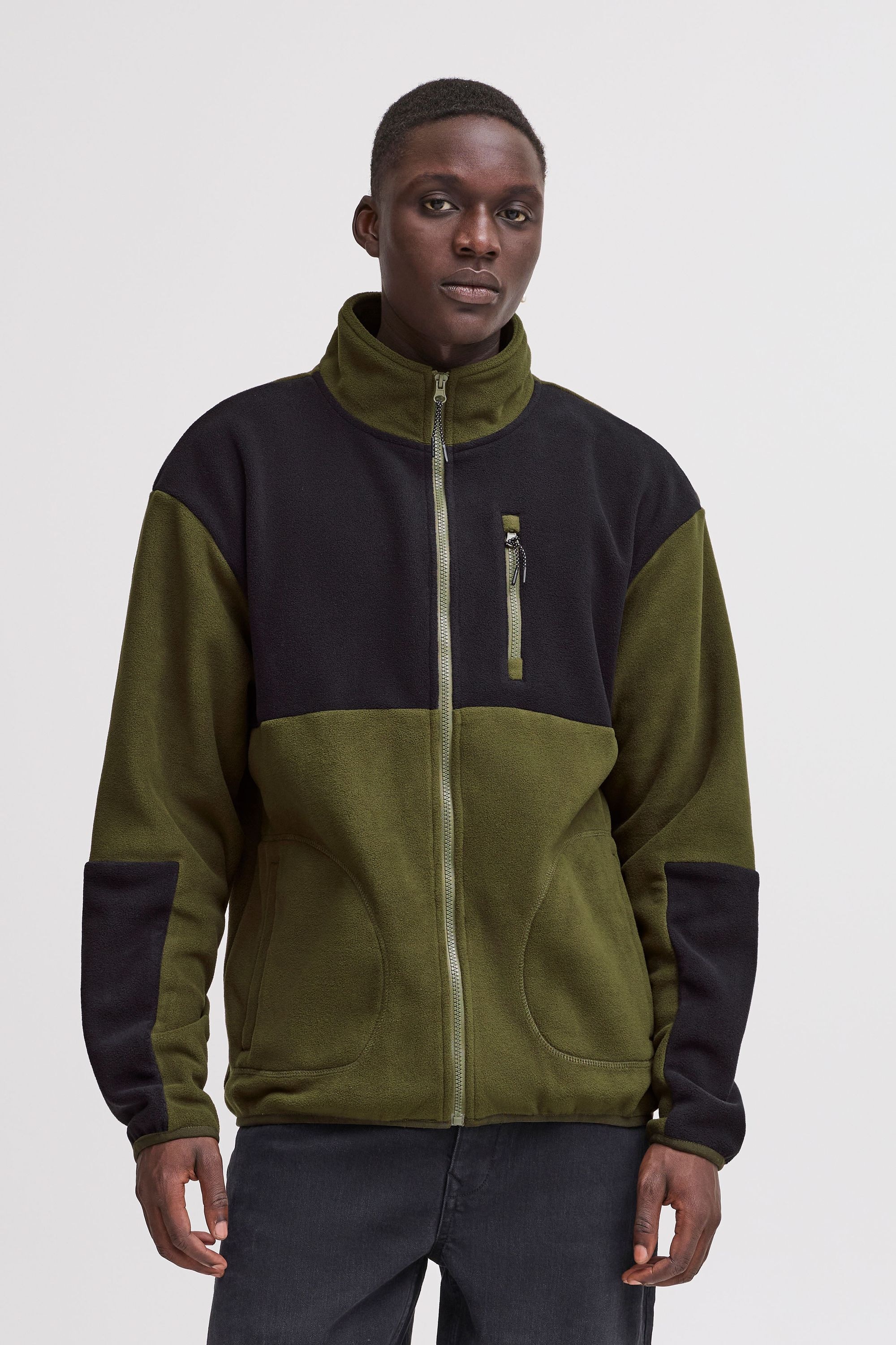 Blend Fellimitatjacke »Fellimitatjacke BHBROOKS Sweatshirt zipp thru«