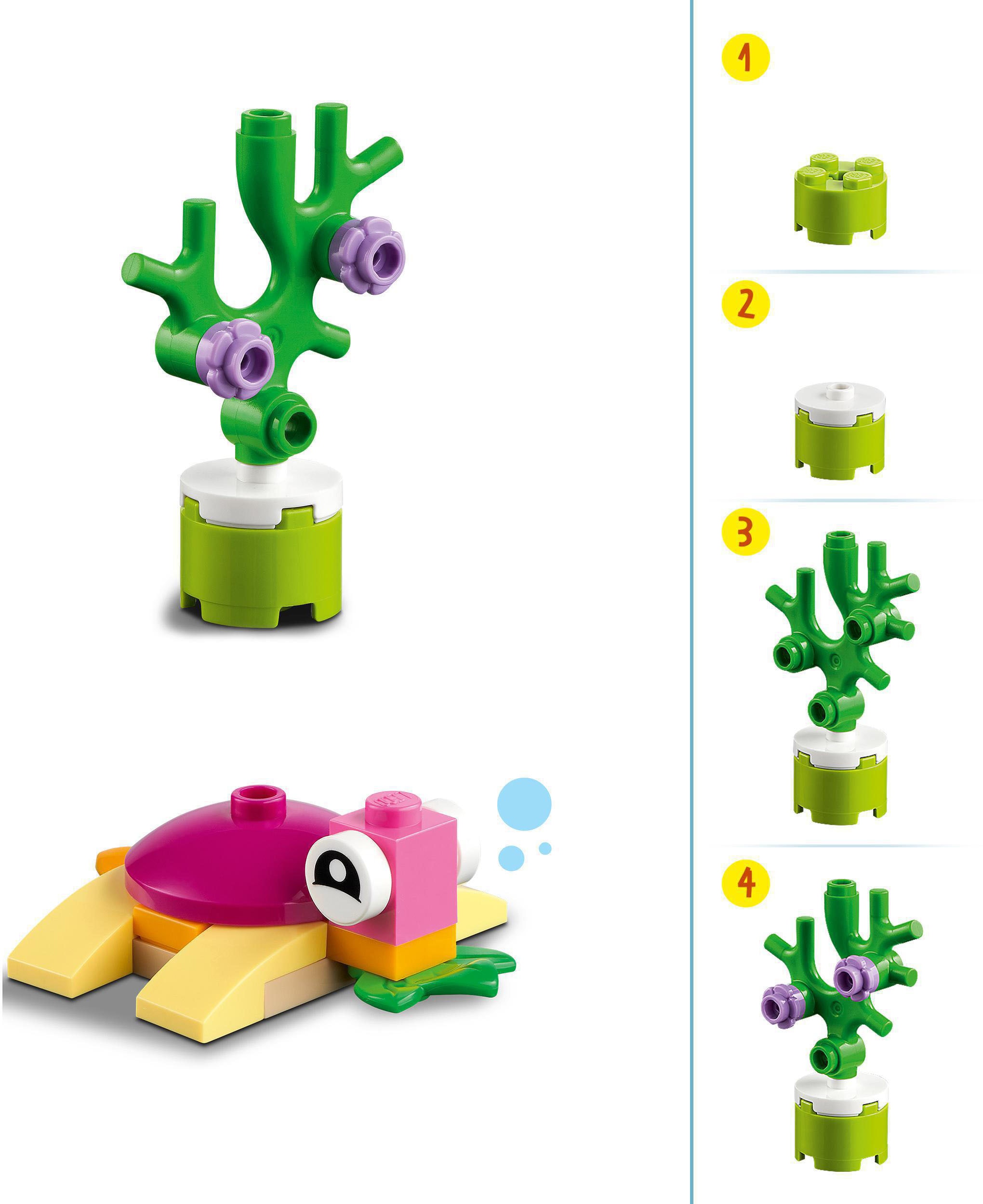 LEGO® Konstruktionsspielsteine »Kreativer Meeresspaß (11018), LEGO® Classic«, (333 St.), Made in Europe
