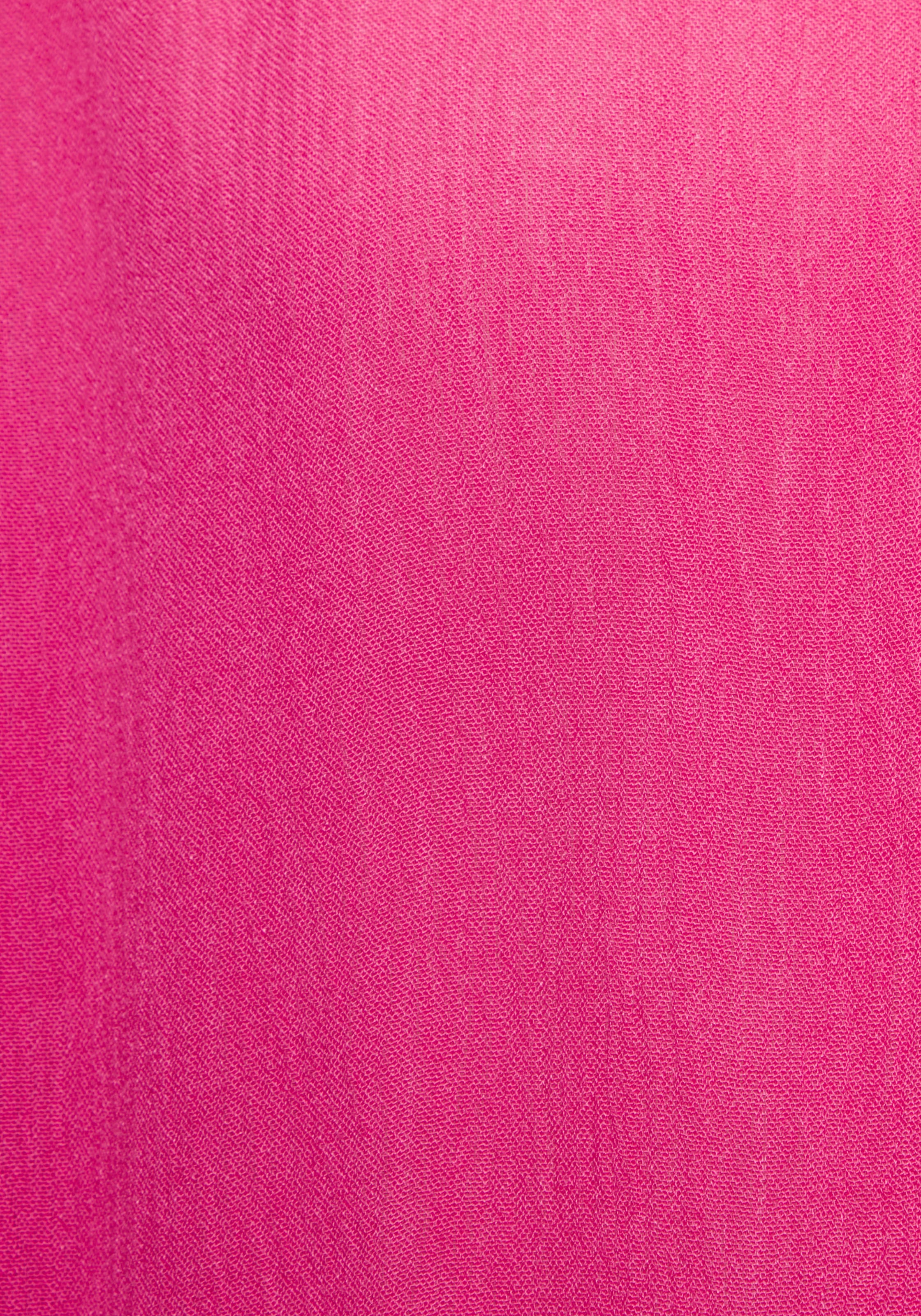 LASCANA Strandkleid »in leichter Crepe-Qualität mit variablem Tunnelzug in der Taille« Ohne Taschen kurzes Hemdblusenkleid, Sommerkleid, Longbluse mit langen Ärmeln