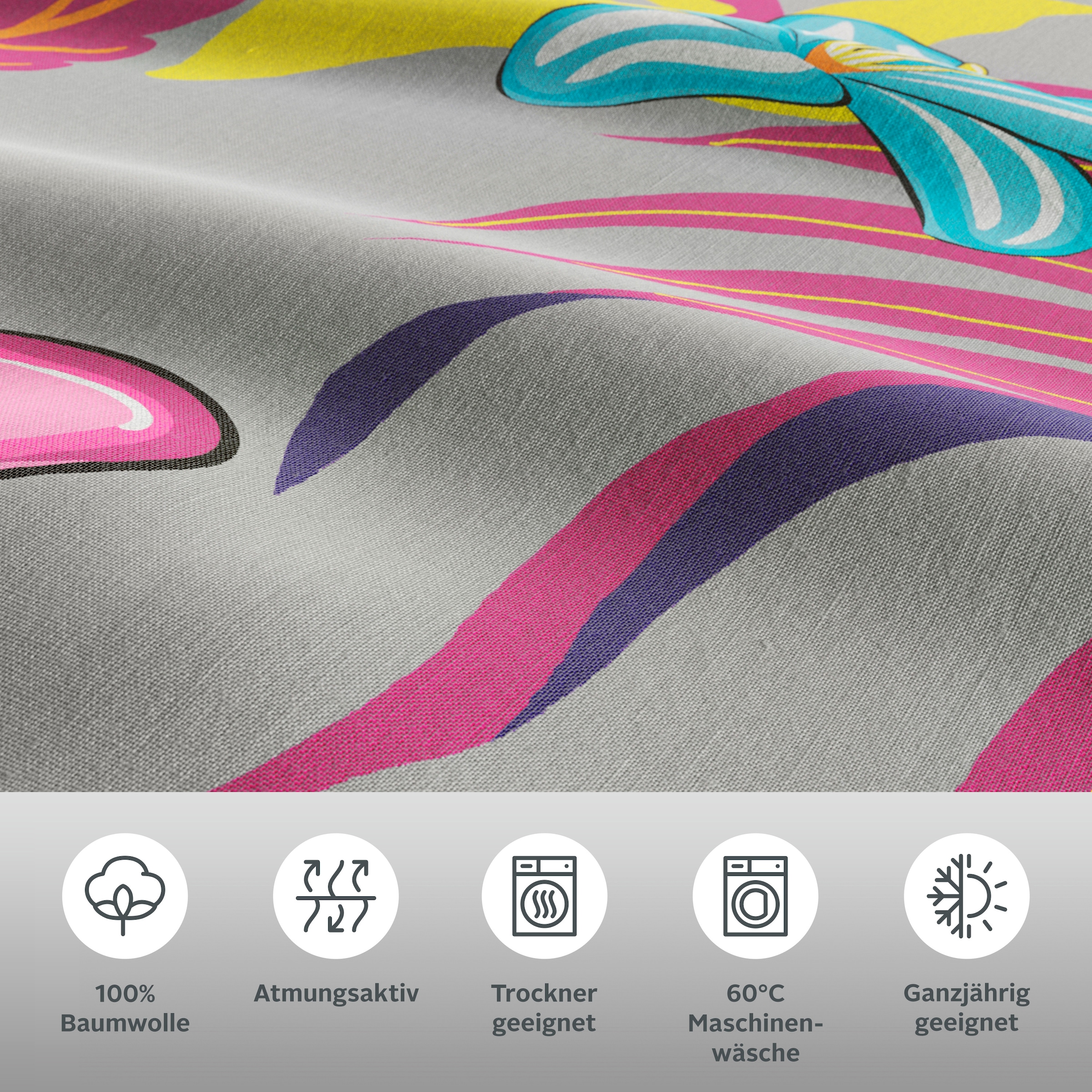 OTTO home Bettwäsche »Physalis« 2 Stk. in Gr. 135x200 oder 155x220 cm, 100% Baumwolle, mehrere Designs