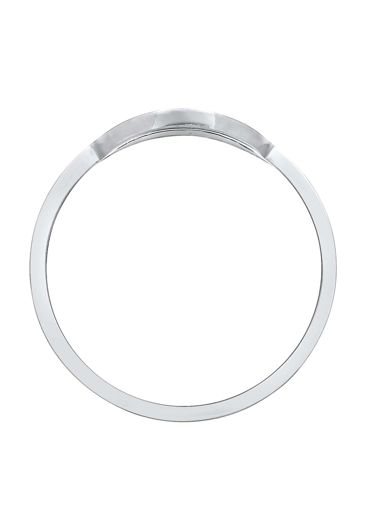 Elli Siegelring »Ring Siegelring Basic Trend Oval 925 Silber«
