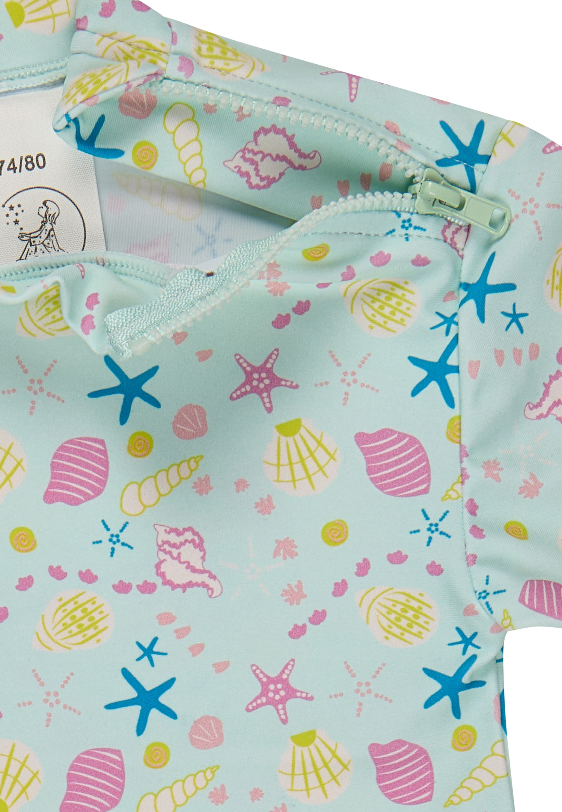 Sterntaler® Badeanzug »Badeshirt kurzarm Muschel«