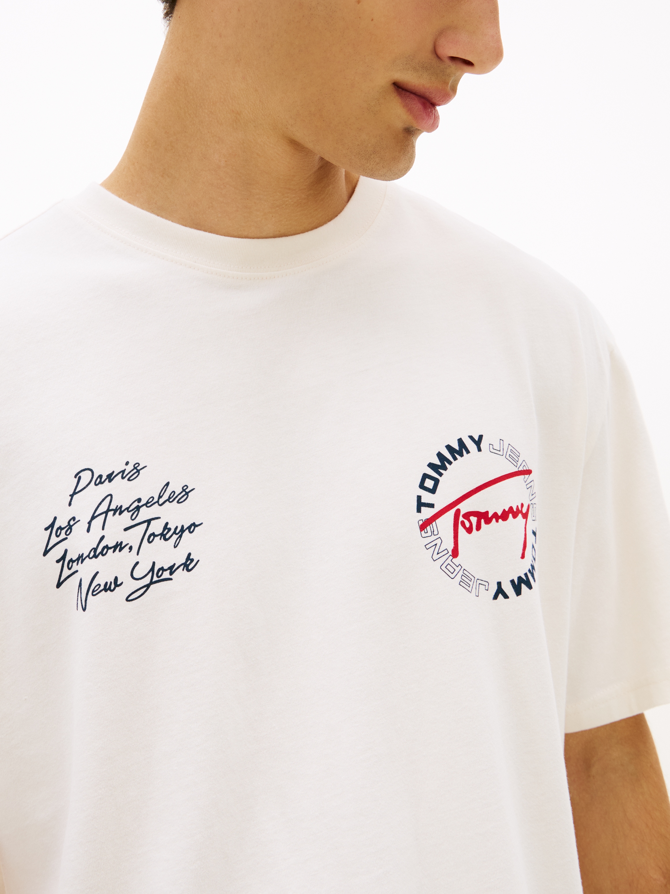 Tommy Jeans T-Shirt »TJM RELAXED SIGN CIRCLE« mit Markenprint