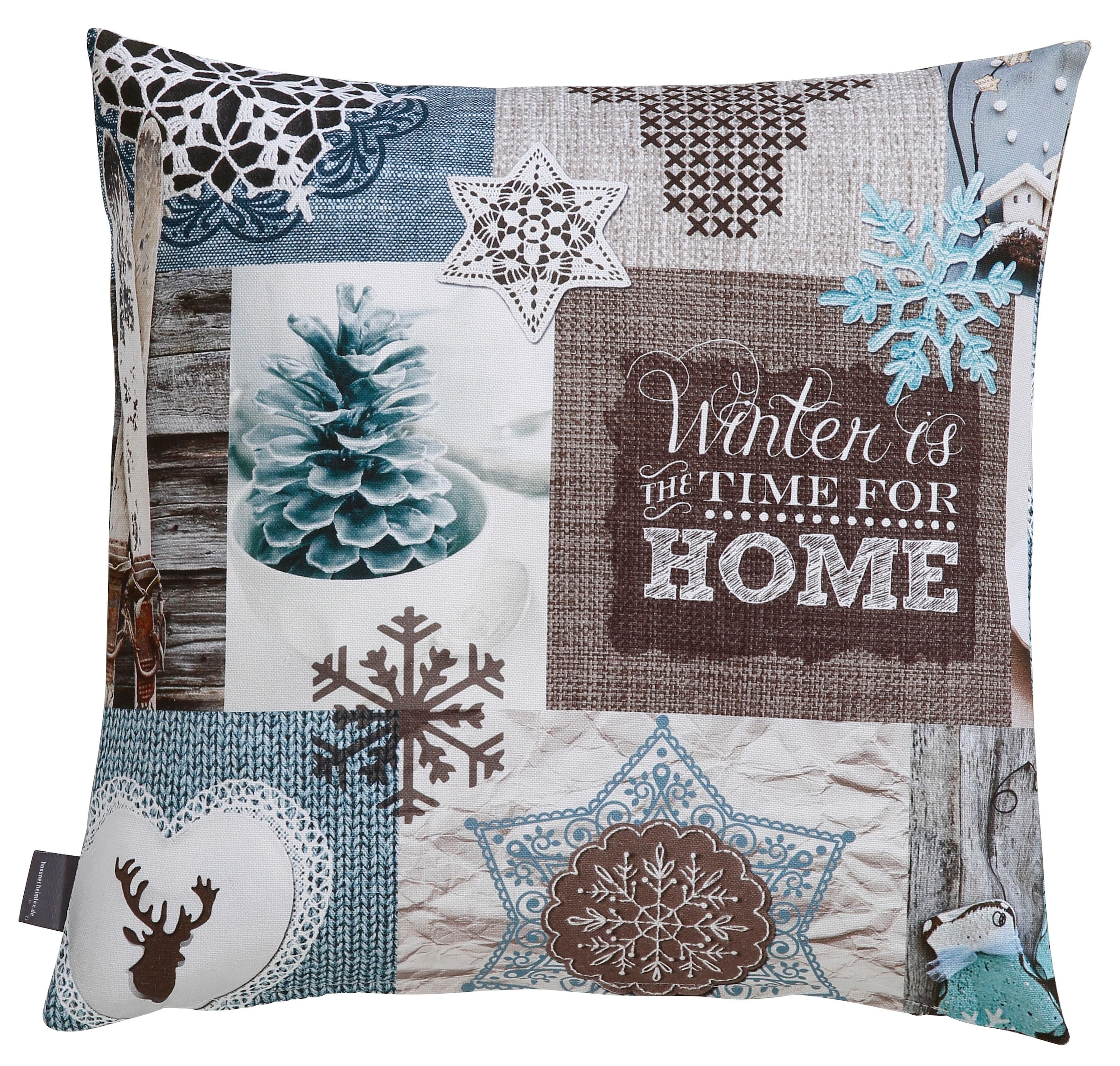 HOSSNER - HOMECOLLECTION Kissenhüllen »Winter-Charme«, (2 St.) bei OTTO