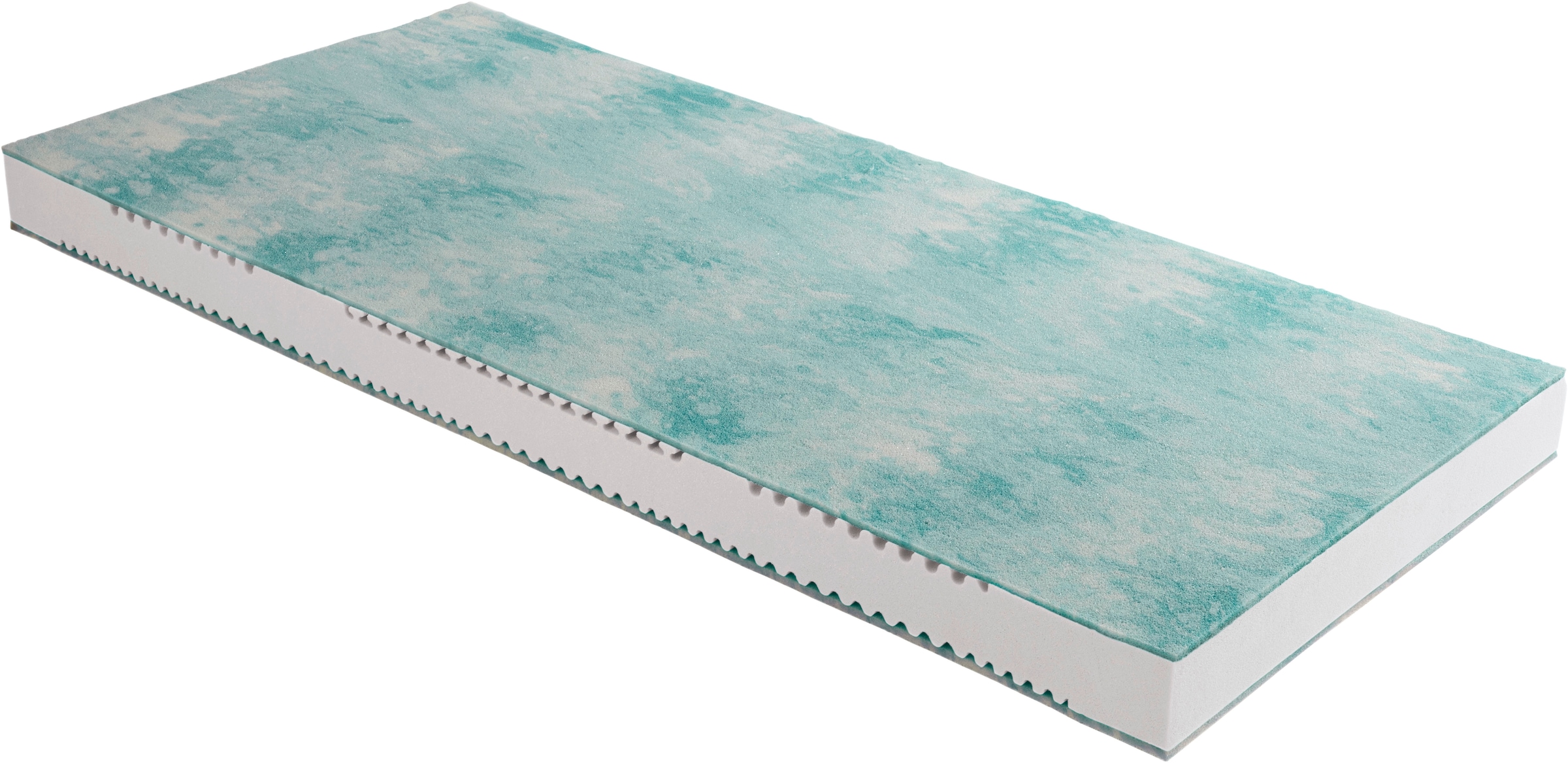 PAIDI Kaltschaummatratze »Mehrzonen Airwell® Drell, 7-Zonen Wendematratze mit Gel-Schaumlage« 14 cm hoch Verschiedene Größen, Cremefarben, H2, 60°C waschbarer Bezug, 1 Stk. tlg. Kinder- und Jugendseite, atmungsaktiv, strapazierfähig, Mischgewebe