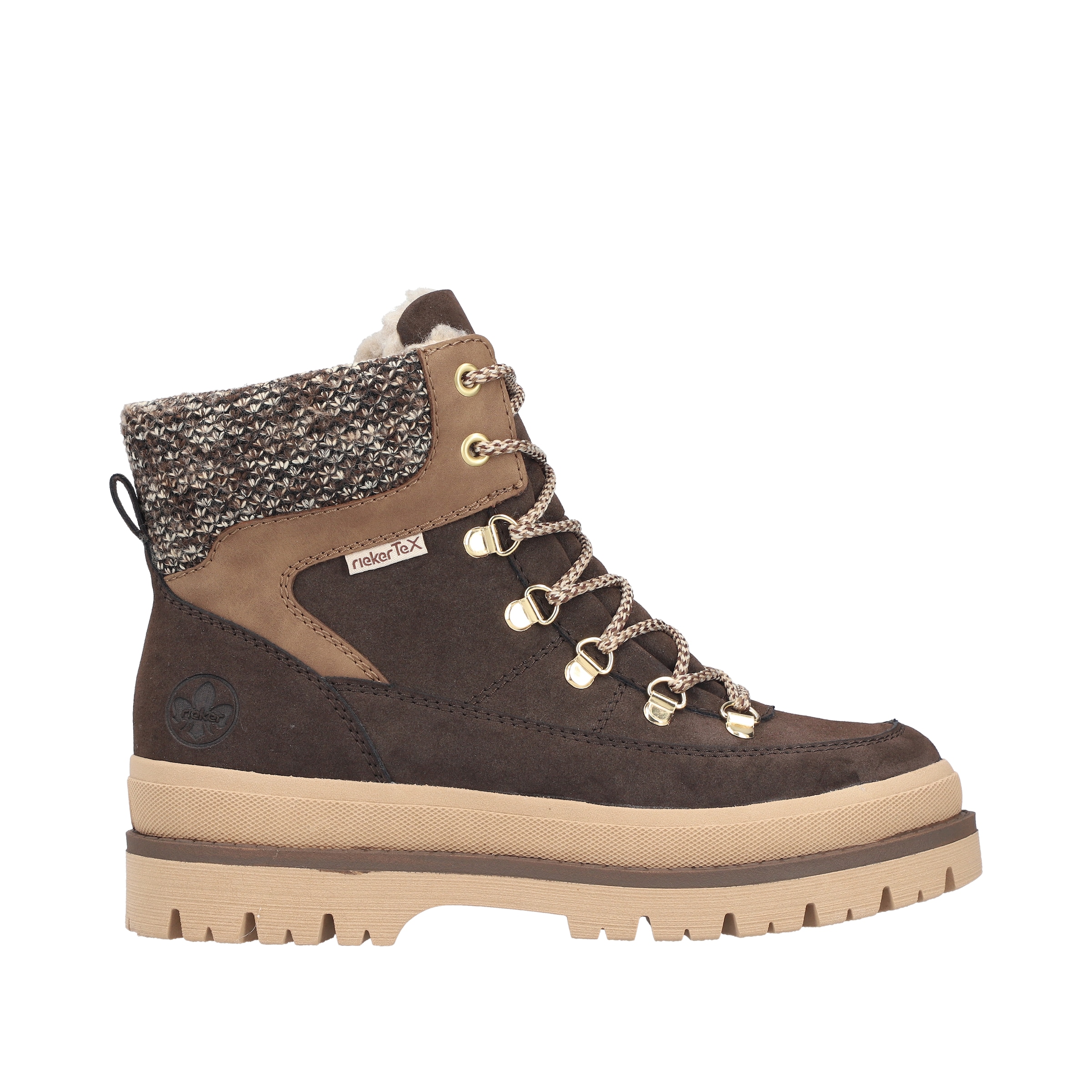 Rieker Winterboots  Winterstiefelette, Outdoorboots mit modischem Kragen