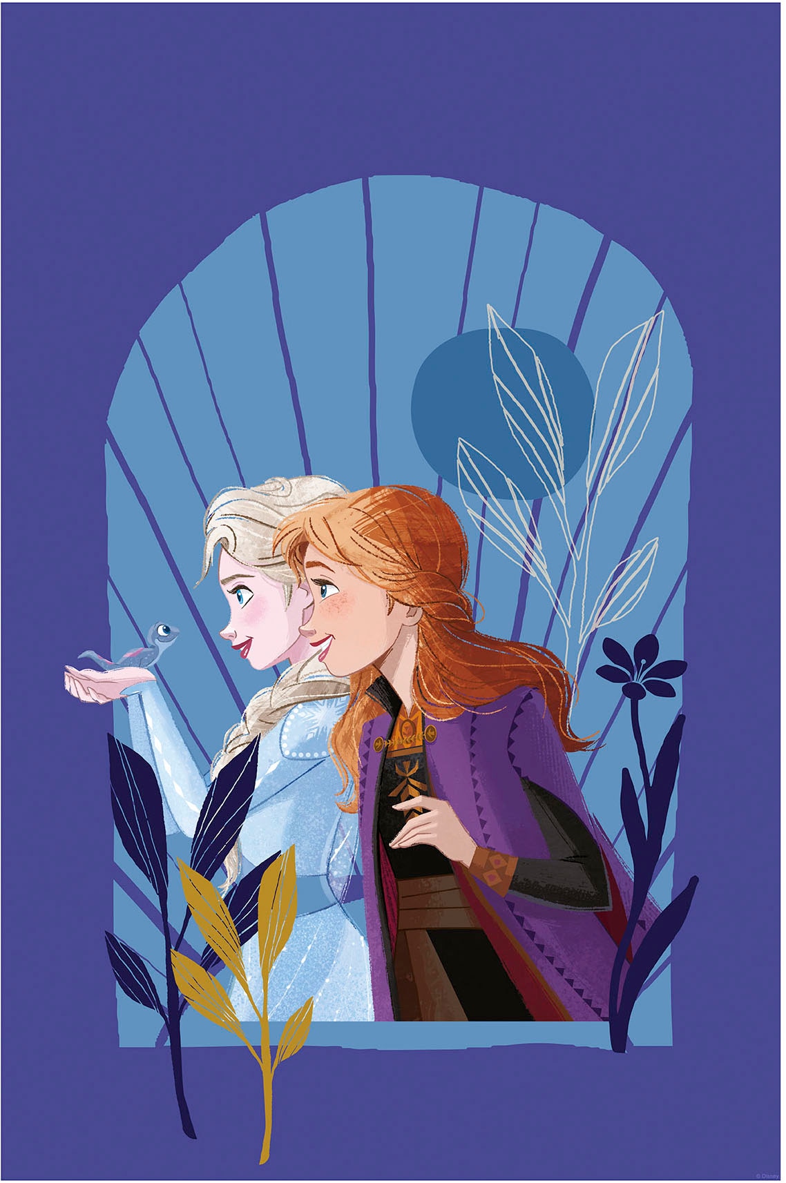 Komar Wandbild »Frozen Mockingbird«, Disney, (Set, 1 St.), 50 x 70 cm (Breite x Höhe) - Kinderzimmer, Dekoration