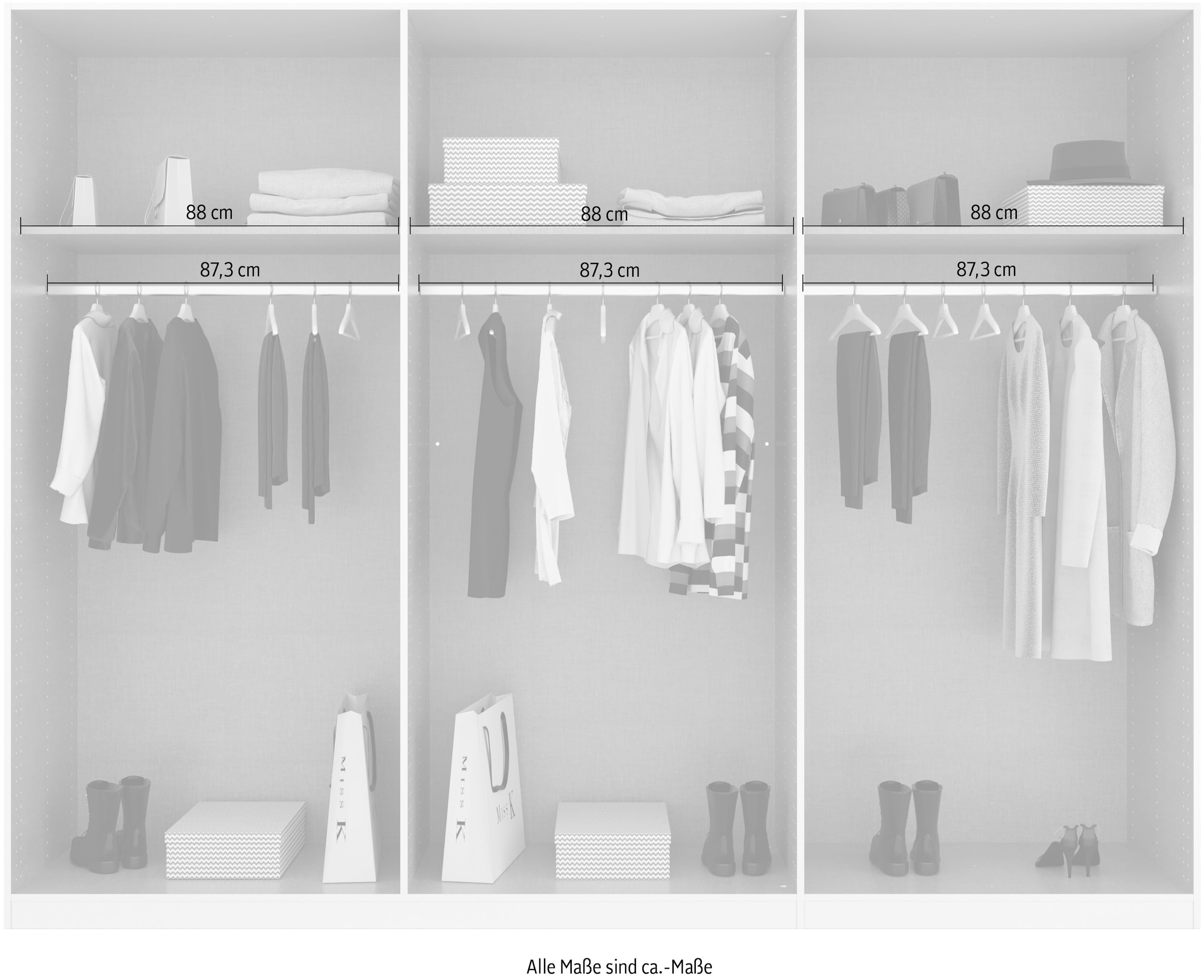 rauch Drehtürenschrank »Glamour by Quadra Spin«