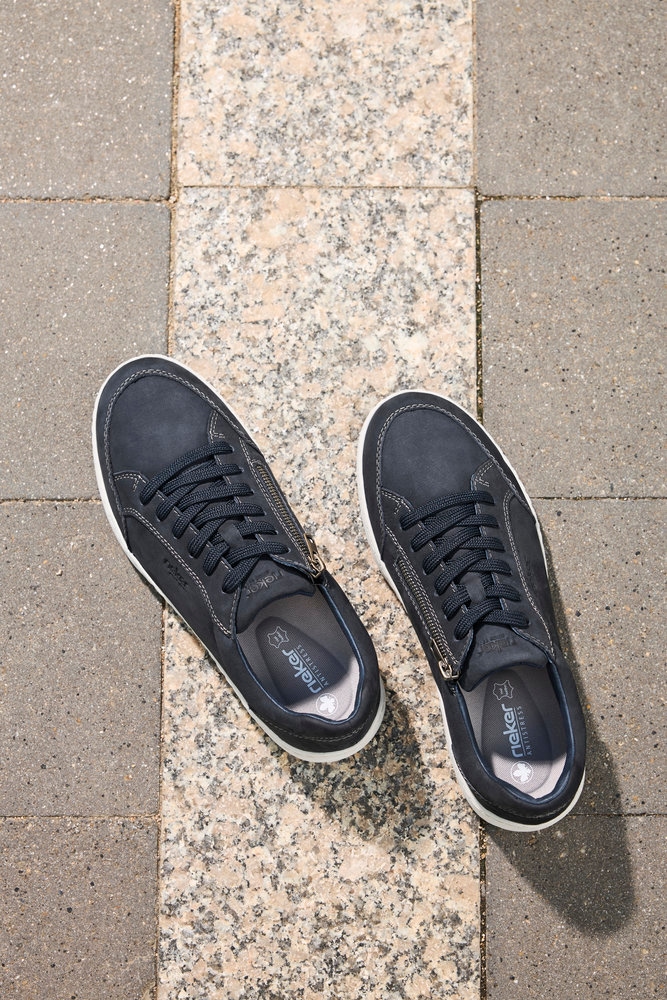 Rieker Sneaker  Schnürschuh, Halbschuh, Freizeitsneaker mit Reißverschluss