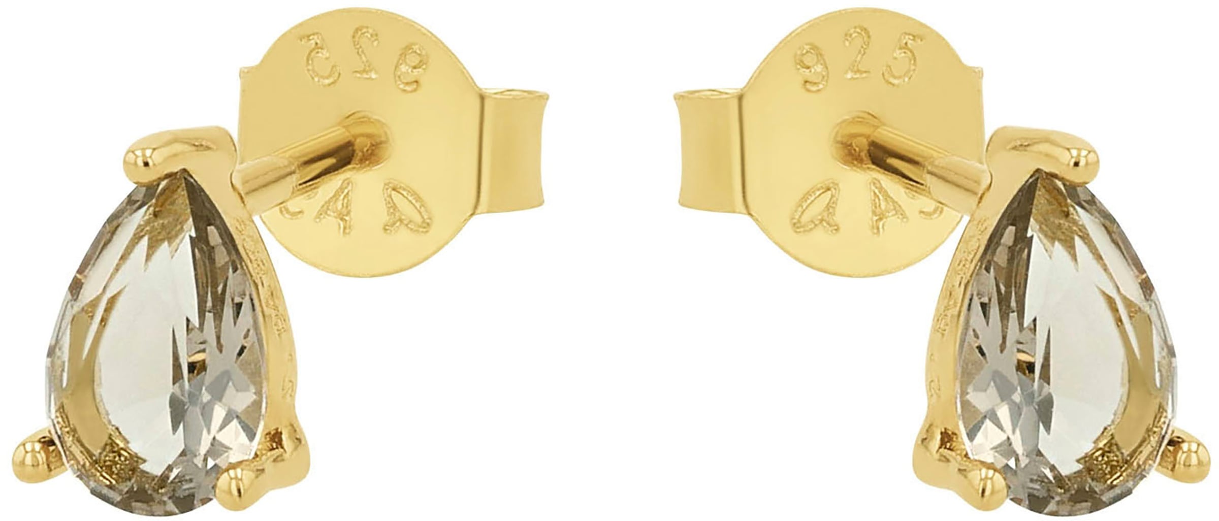 Amor Paar Ohrstecker »2039271, 2039272«, mit Zirkonia (synth.) oder Glasstein