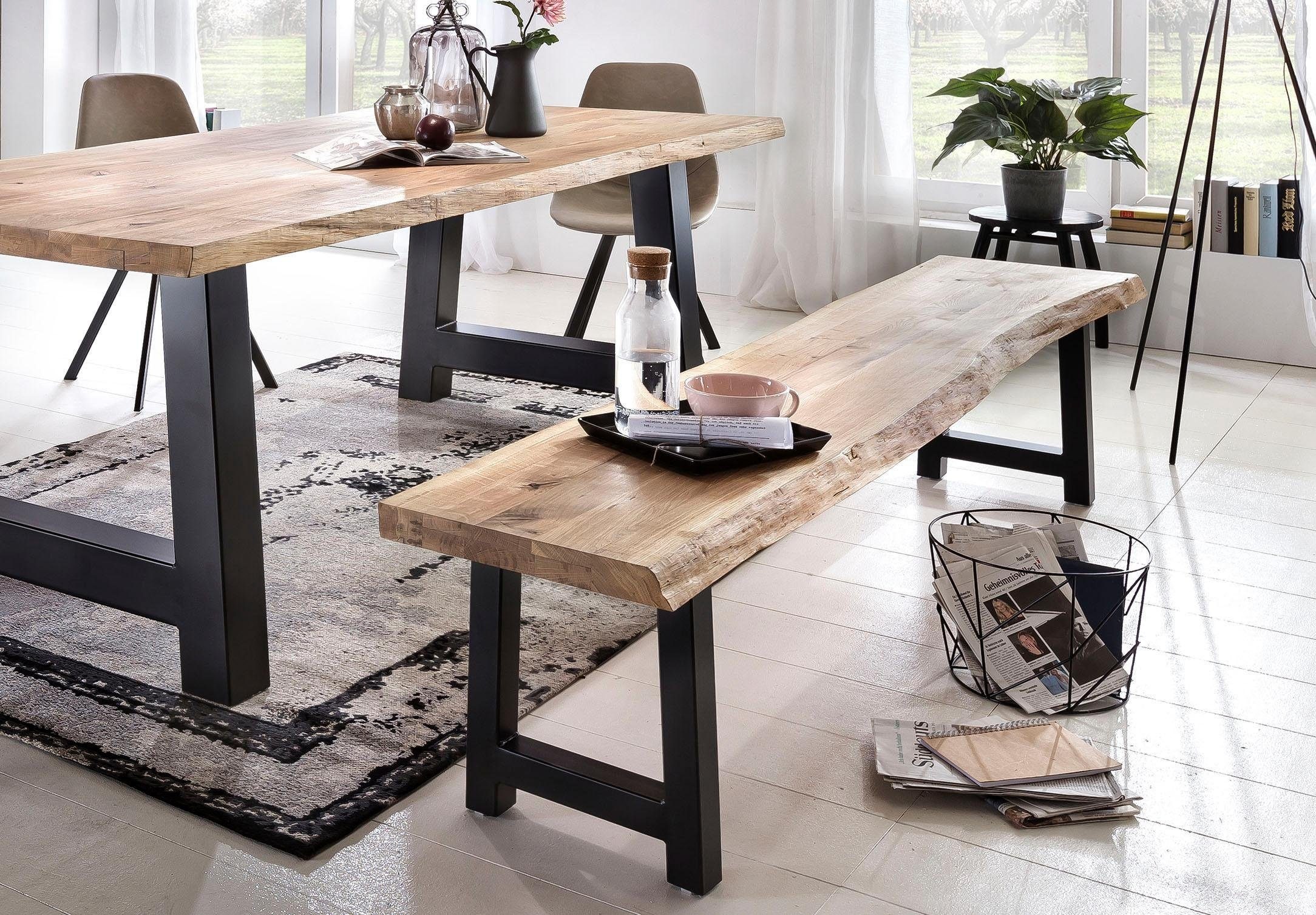 Home affaire Bank »Tristan« aus Massivholz Eiche