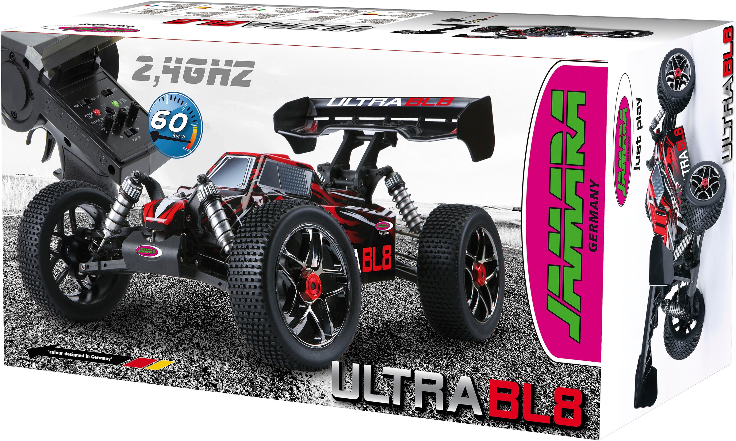 Jamara RC-Buggy »Ultra BL8 Buggy 4WD, 1:8, Lipo 2,4GHz«, mit Allradantrieb