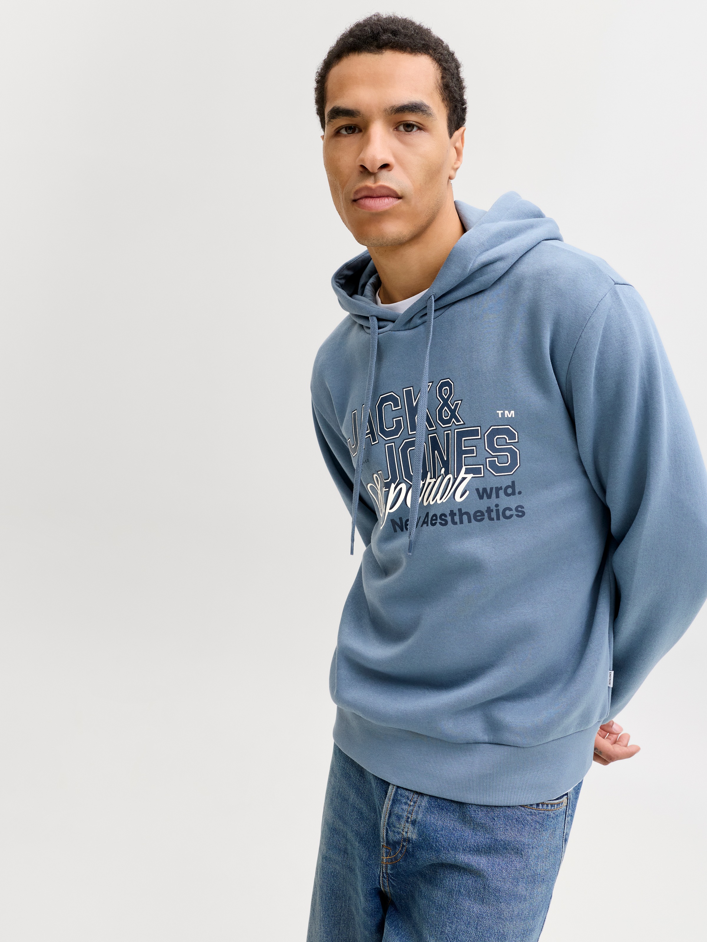 Jack & Jones Kapuzensweatshirt »JJELOGO SWEAT HOOD 2 COL 25/26 NOOS«, mit stylischem Print
