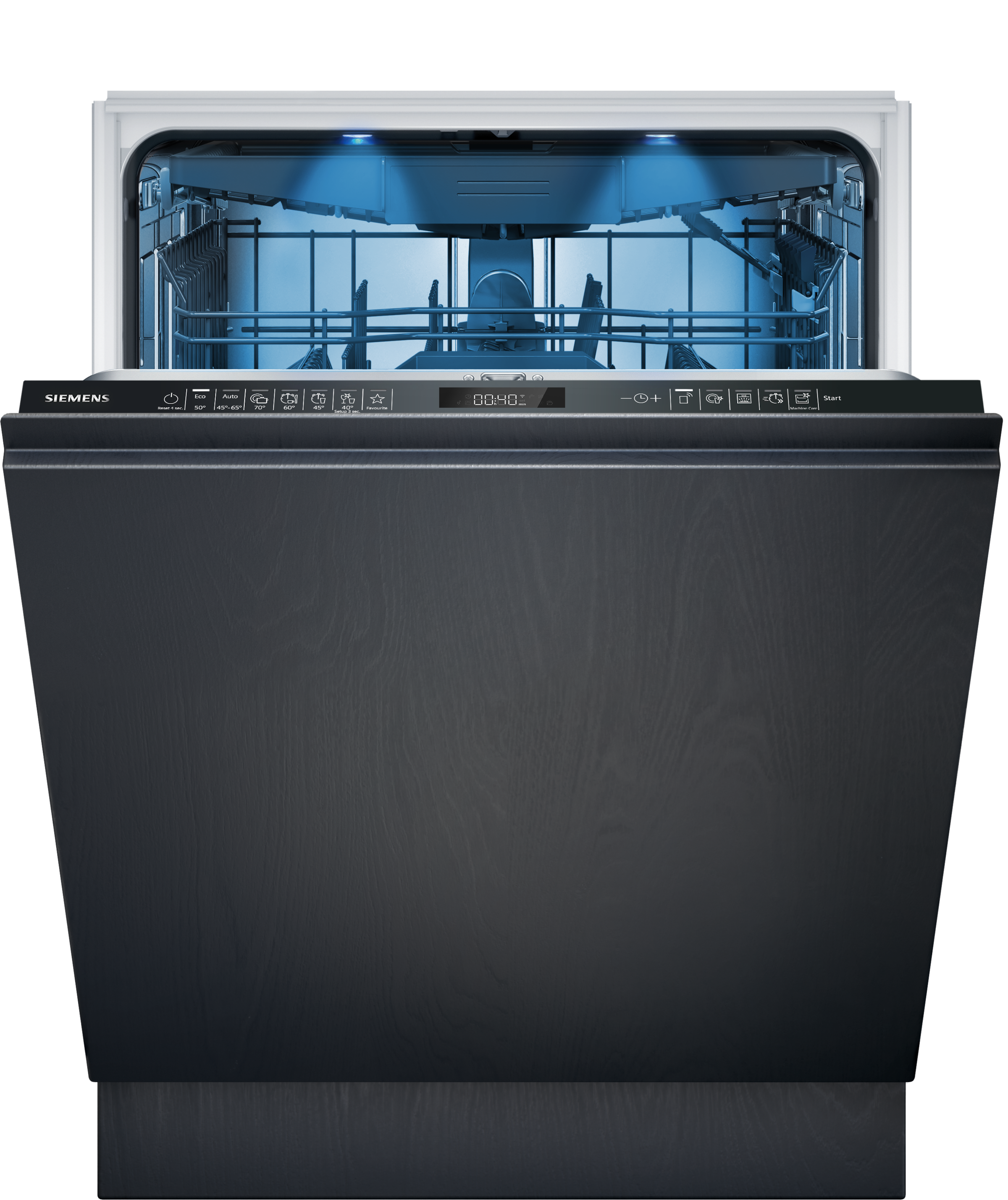 SIEMENS vollintegrierbarer Geschirrspüler iQ500 »SX65ZX17CE« 14 tlg. Maßgedecke