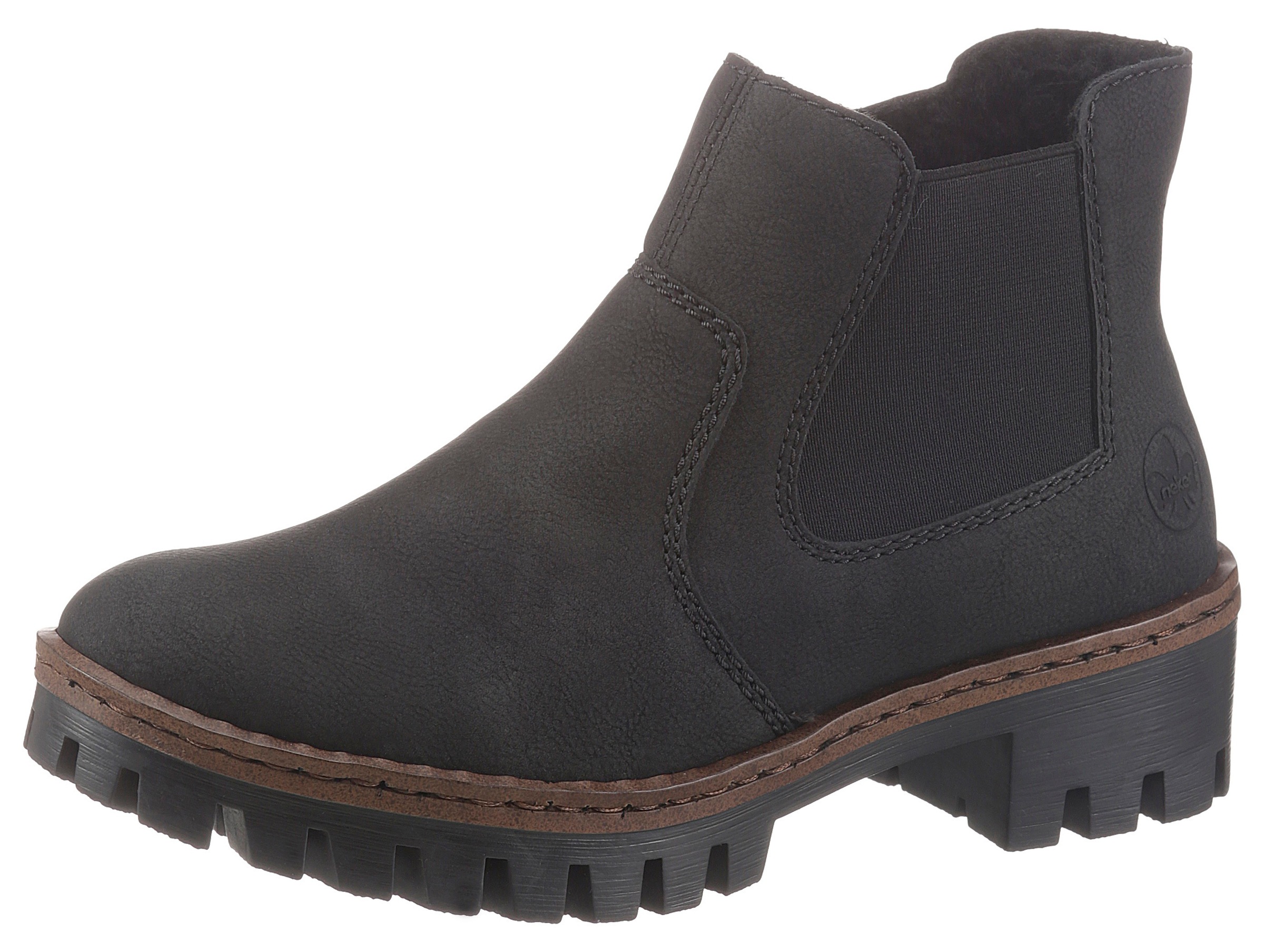 Rieker Chelseaboots, mit kräftiger Profilsohle