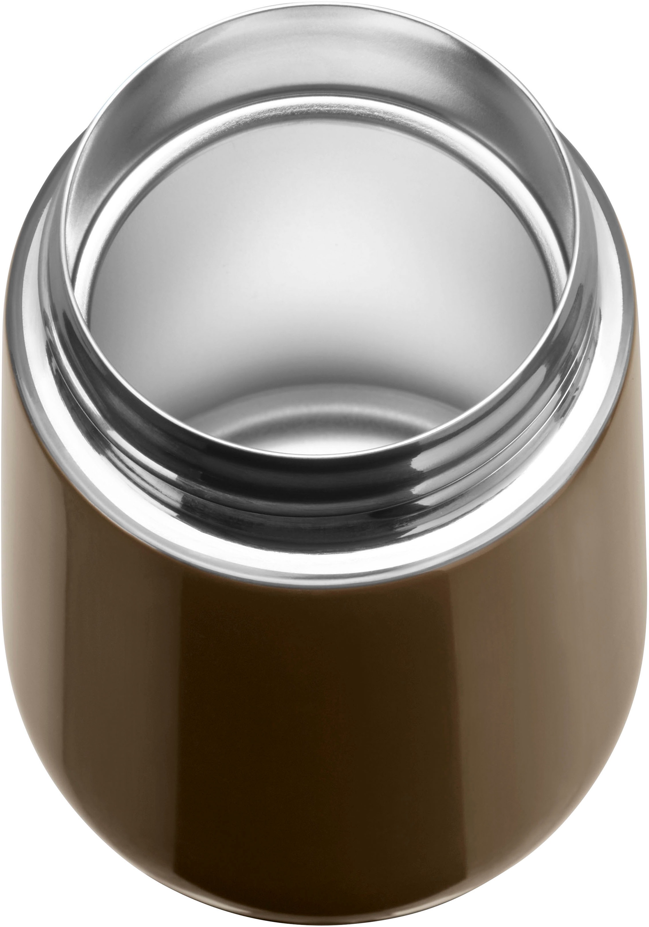 WMF Thermobecher »Impulse Travel Mug«, doppelwandiger Edelstahl, geringe Höhe, 360°-Trinköffnung