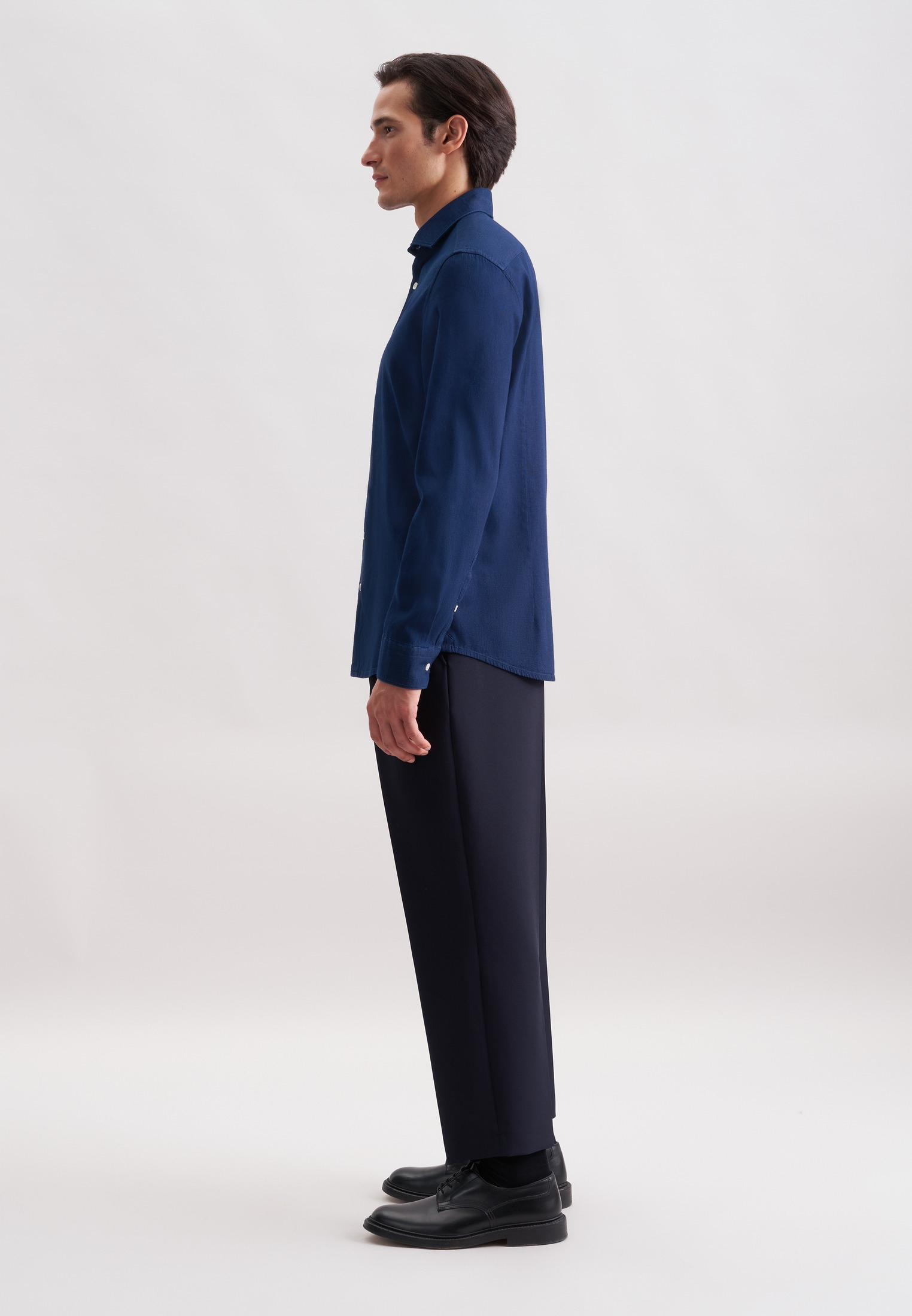 seidensticker Businesshemd Slim 1/1 Kentkragen Struktur