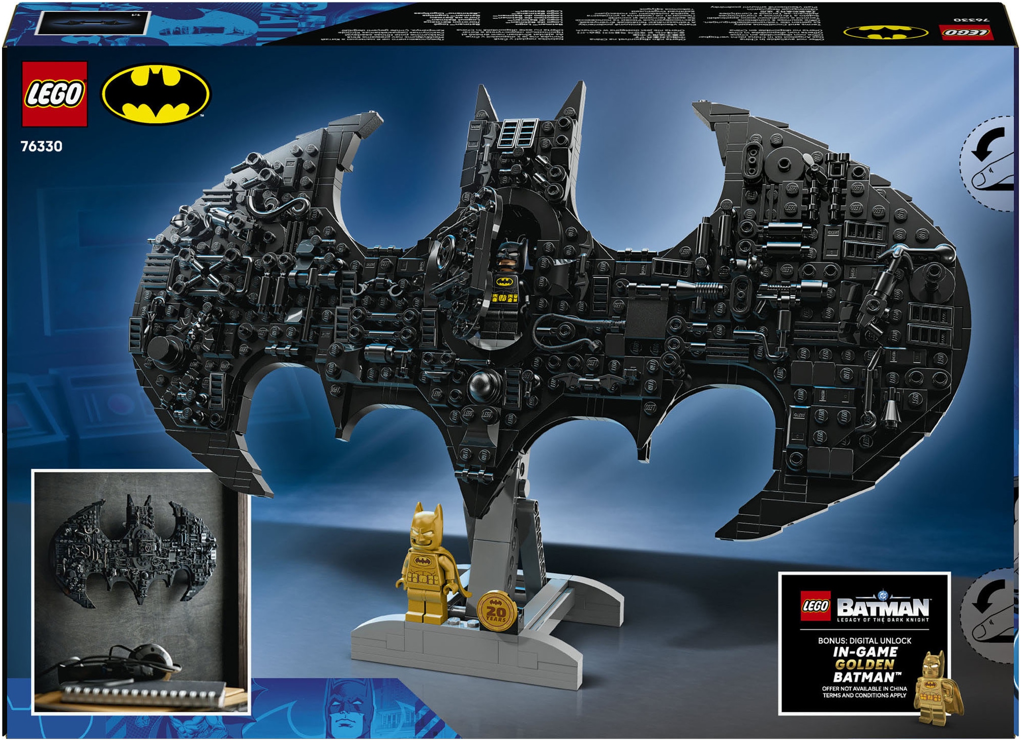 LEGO® Konstruktionsspielsteine »Batman Logo (76330), LEGO Super Heroes«