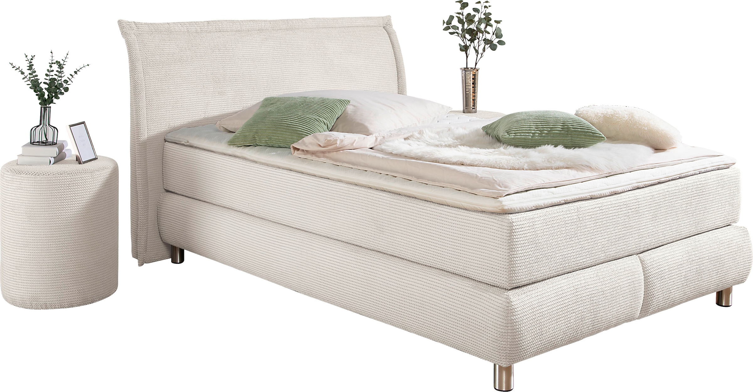 INOSIGN Boxspringbett »"Coloma" erhältlich in H2, H3 oder H4 inkl. Topper«, in H2, H3 oder H4 erhältlich