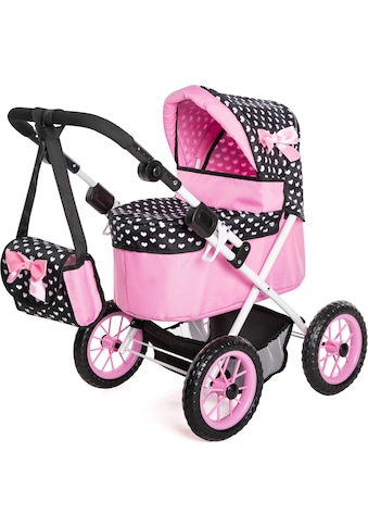 Puppenwagen »Trendy, pink/schwarz«