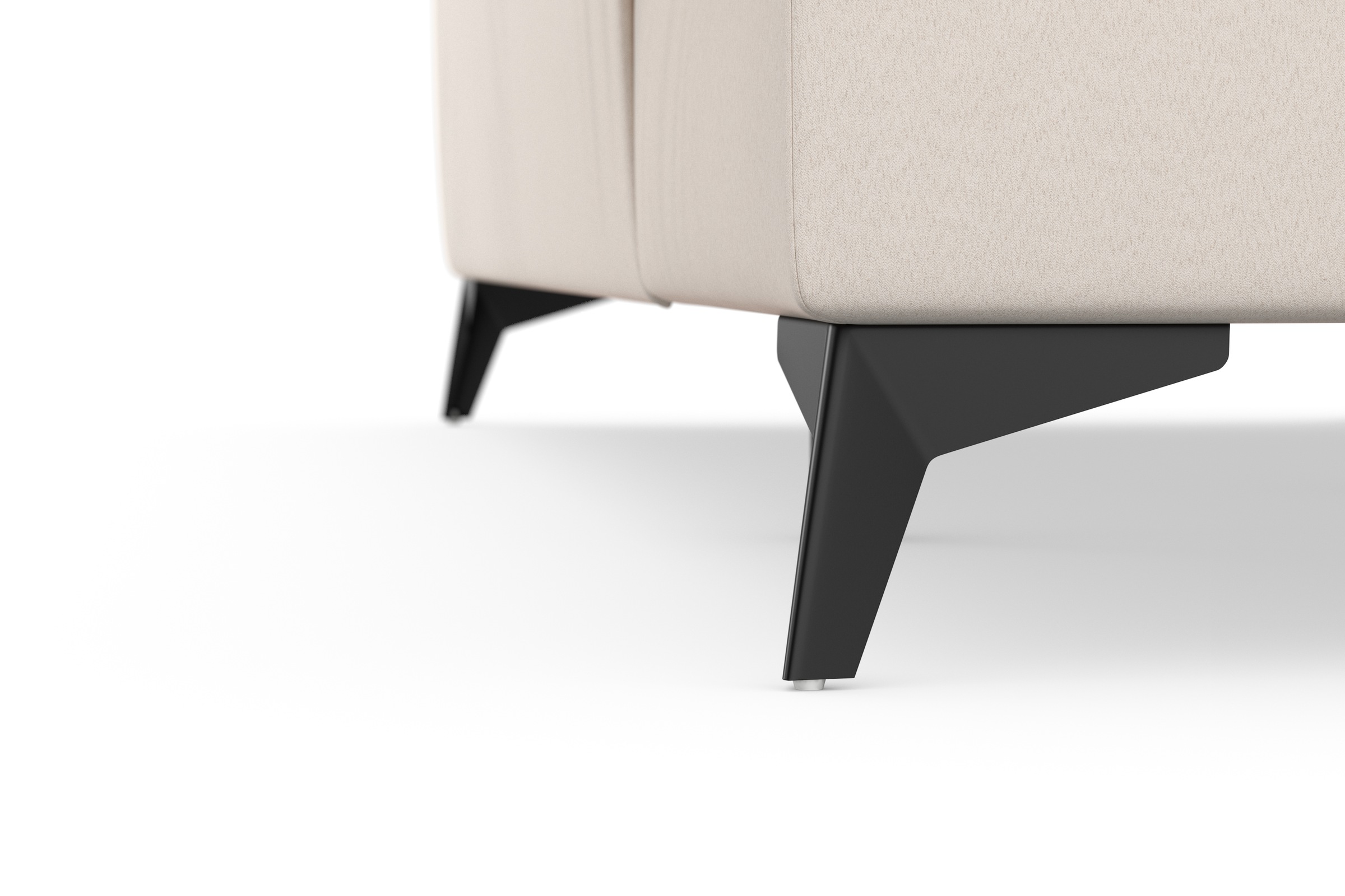 sit&more Wohnlandschaft »Sinatra U-Form« optional mit Kopfteilverstellung und Armteilfunktion, Metallfüße