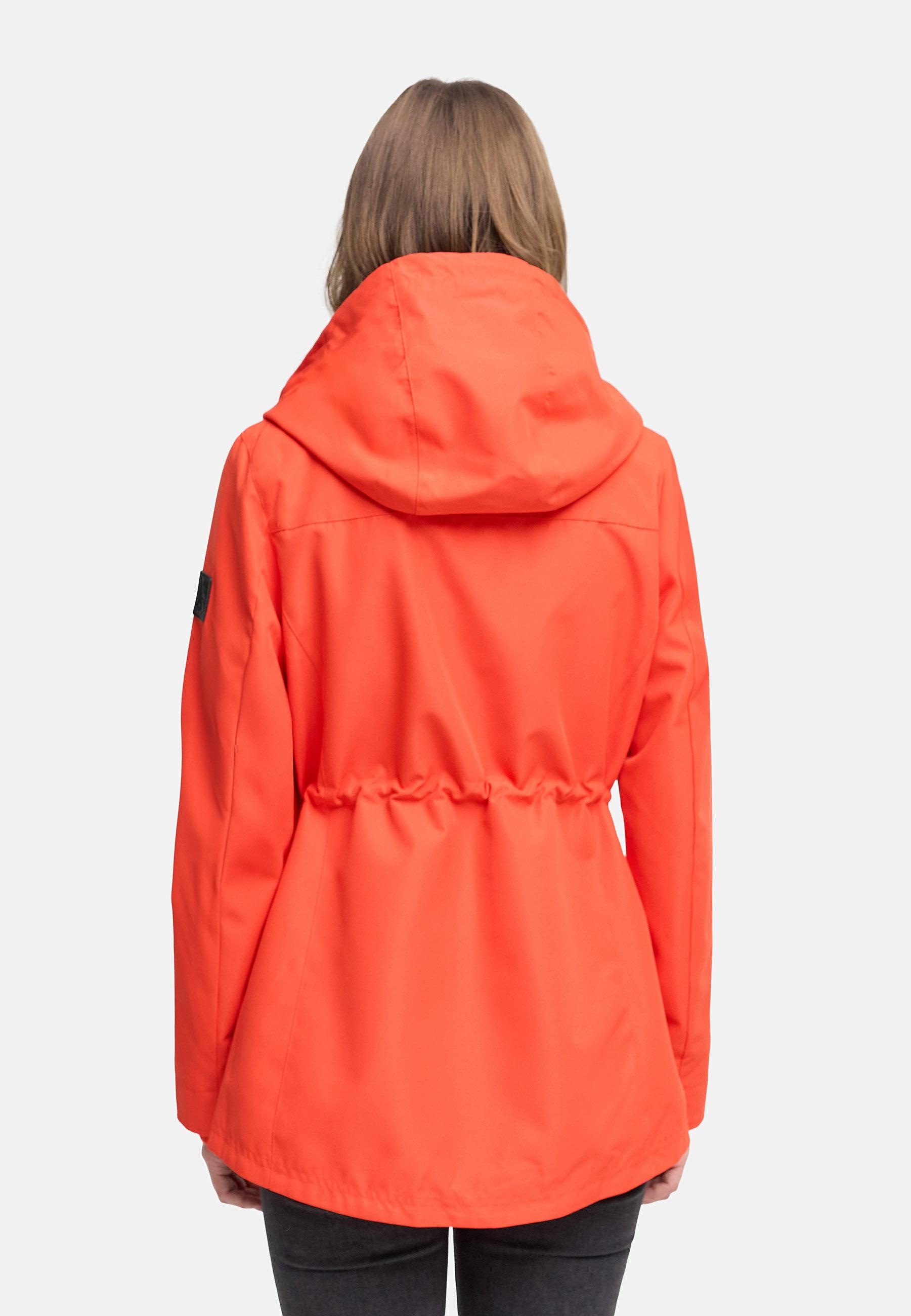 Navahoo Outdoorjacke »Outdoorjacke Blumentanz 14« mit Kapuze Übergangsjacke mit wasserdichtem Verschluss