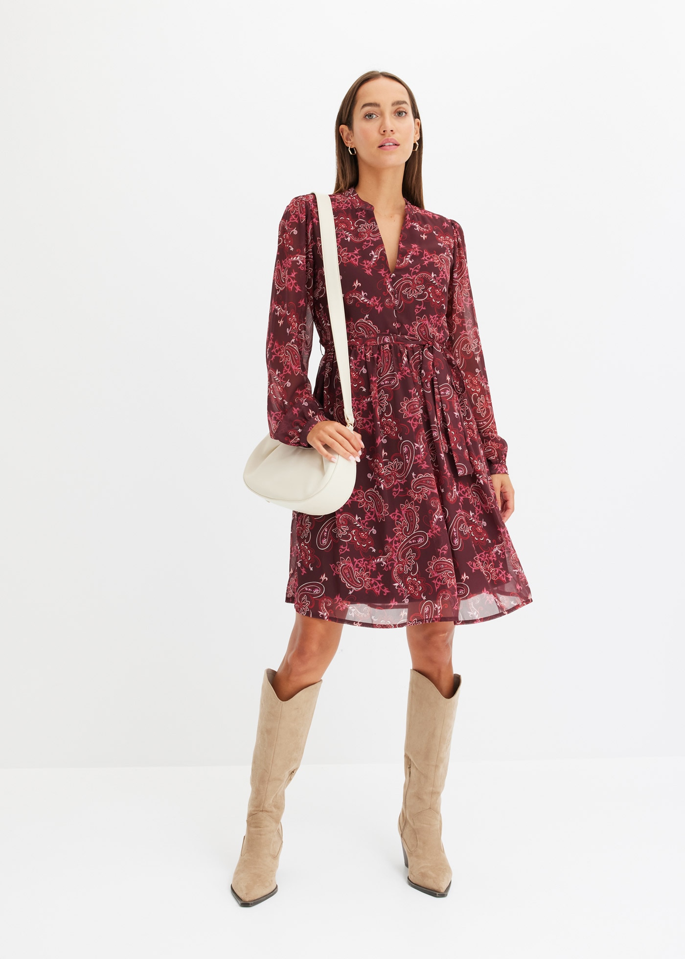 bonprix Chiffonkleid