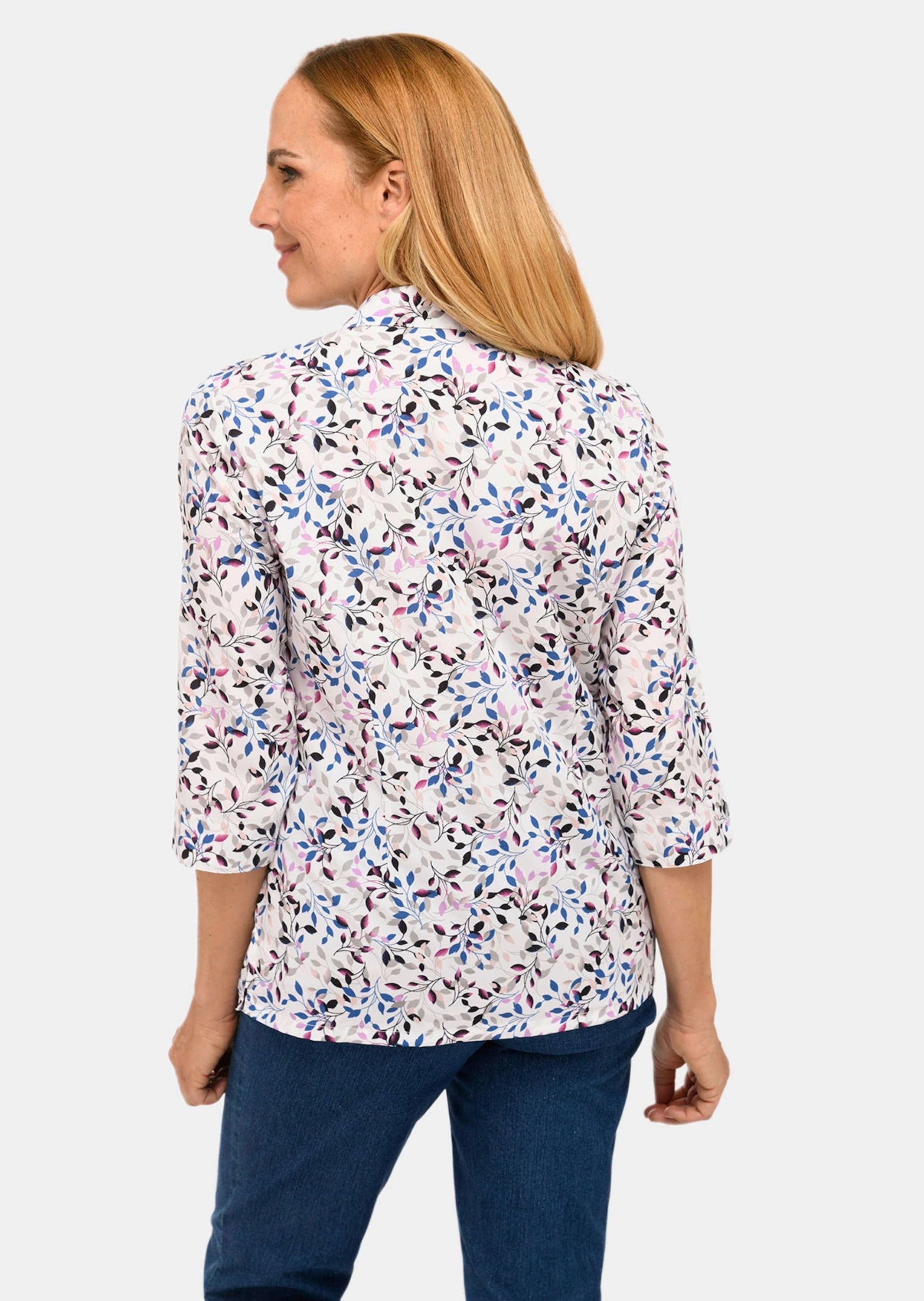 GOLDNER Druckbluse »Wunderschöne Bluse mit floralem Druck«