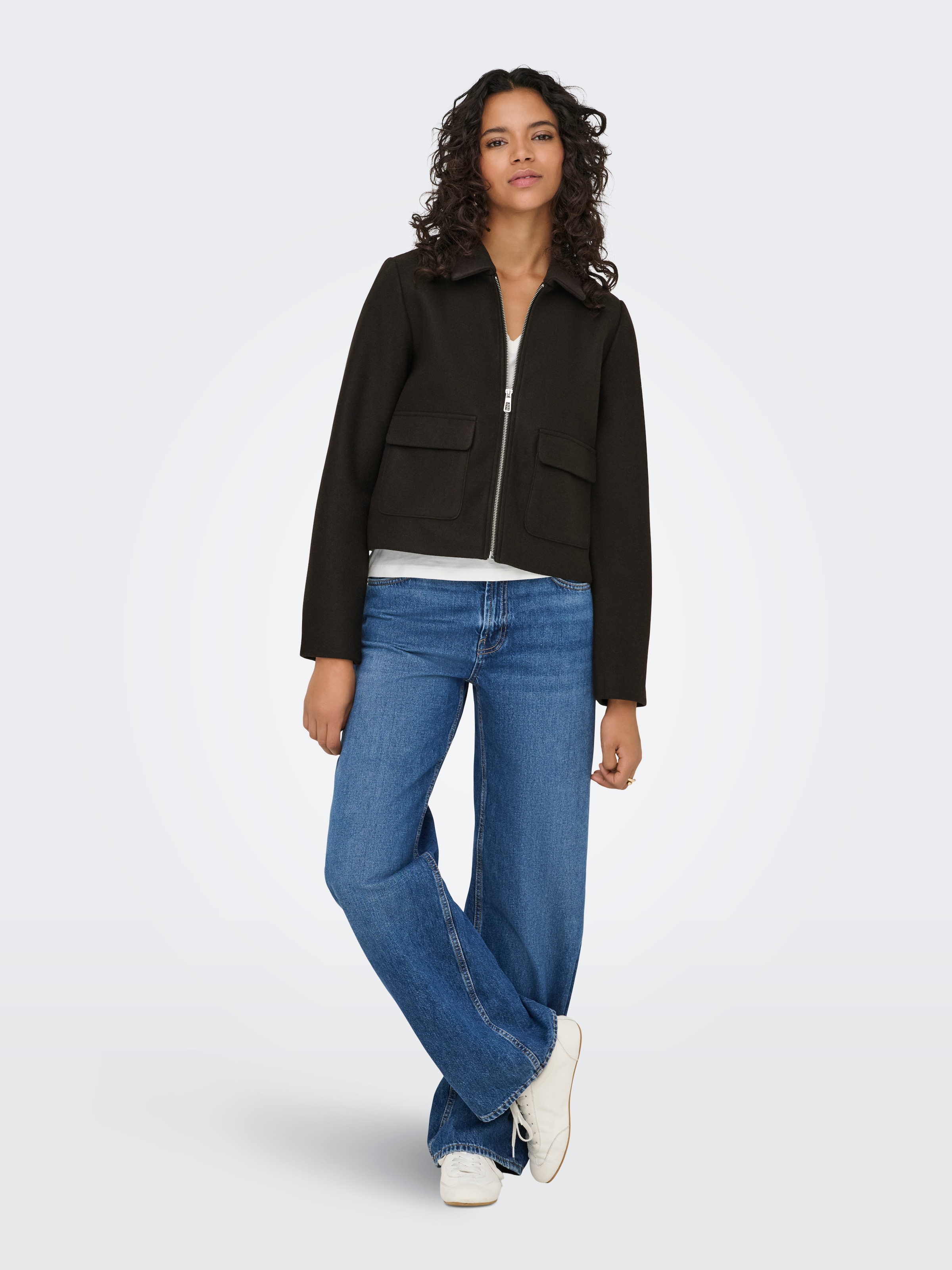 ONLY Kurzjacke »ONLVELA ZIP SHORT JACKET OTW«