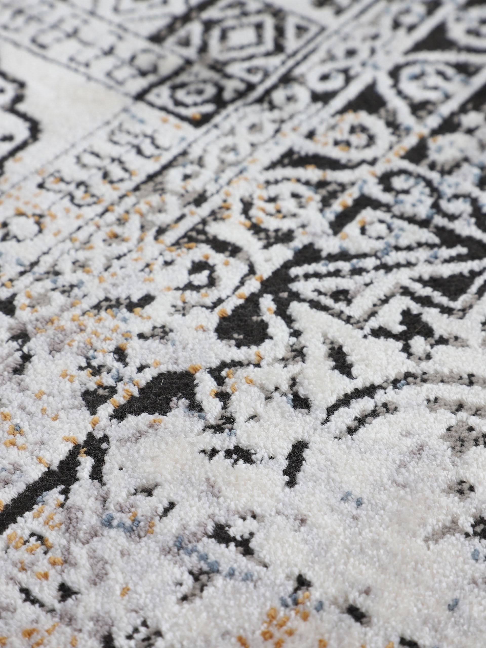 carpetfine Teppich »Vintage Liyath« rechteckig 8 mm Höhe hoher Viskoseanteil, im Vintage Look, Wohnzimmer