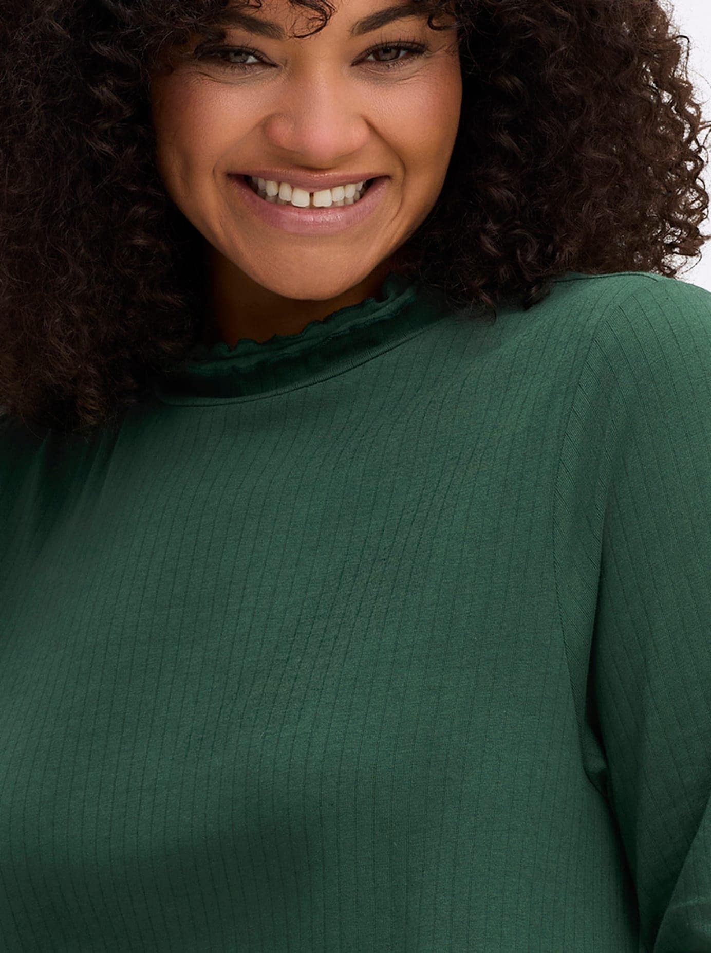 Sheego Stehkragenshirt »Shirtrolli« 1 Stk.