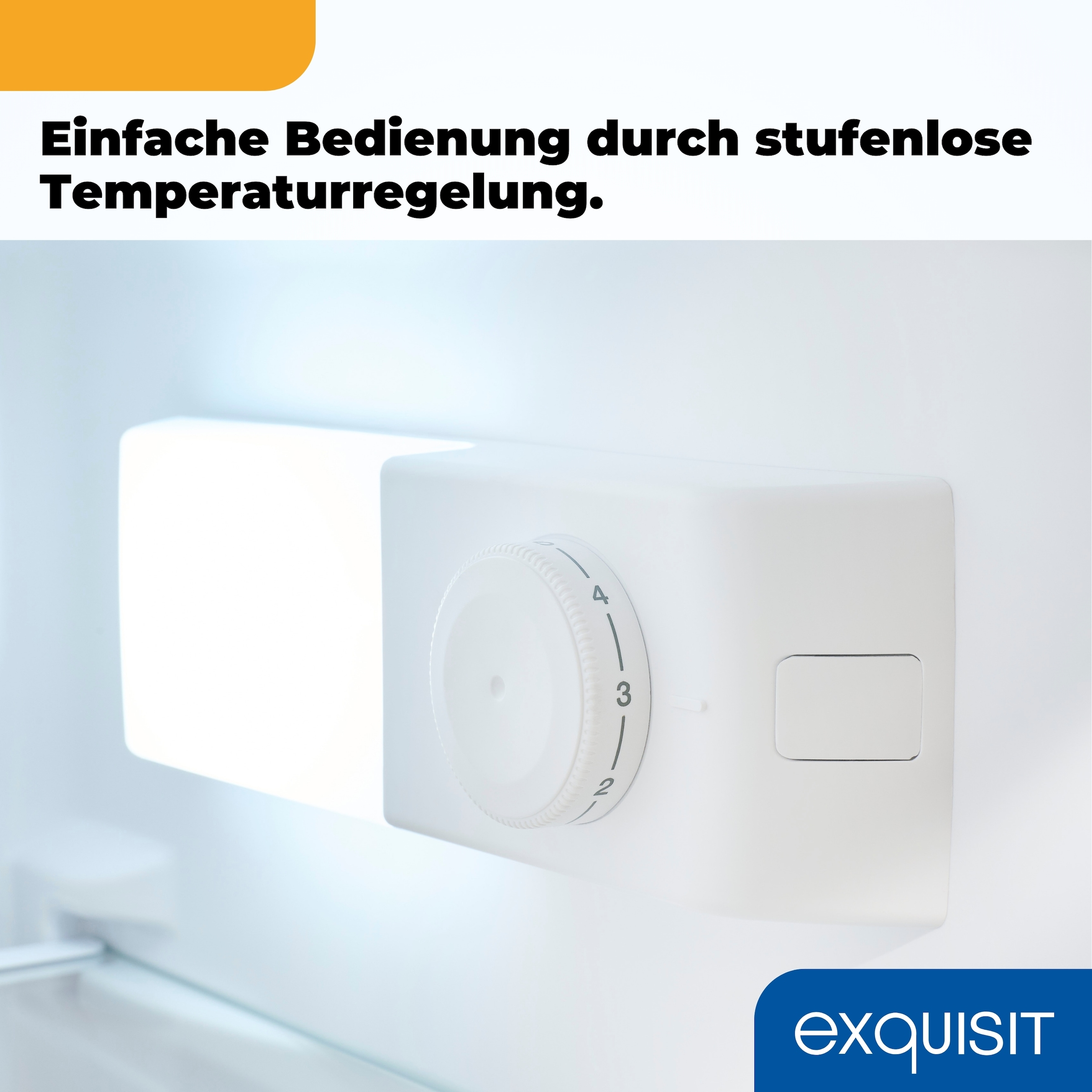 exquisit Kühl-/Gefrierkombination KGC232-60-E-040C inoxlook-az »KGC232-60-E-040C inoxlook-az« 142,5 cm hoch 49,5 cm breit