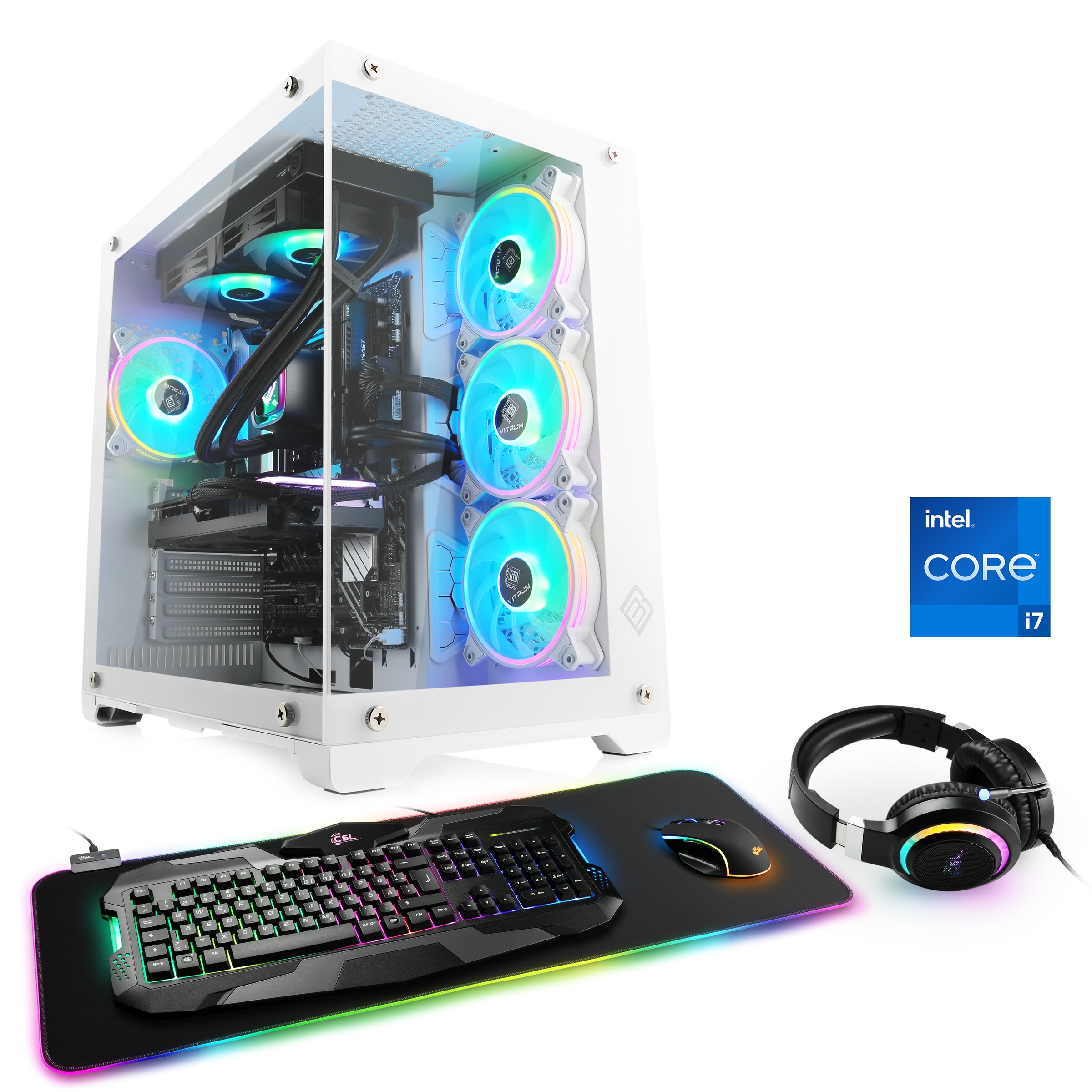 Csl Gaming-PC »Aqueon C77315 Advanced Edition« in weiß