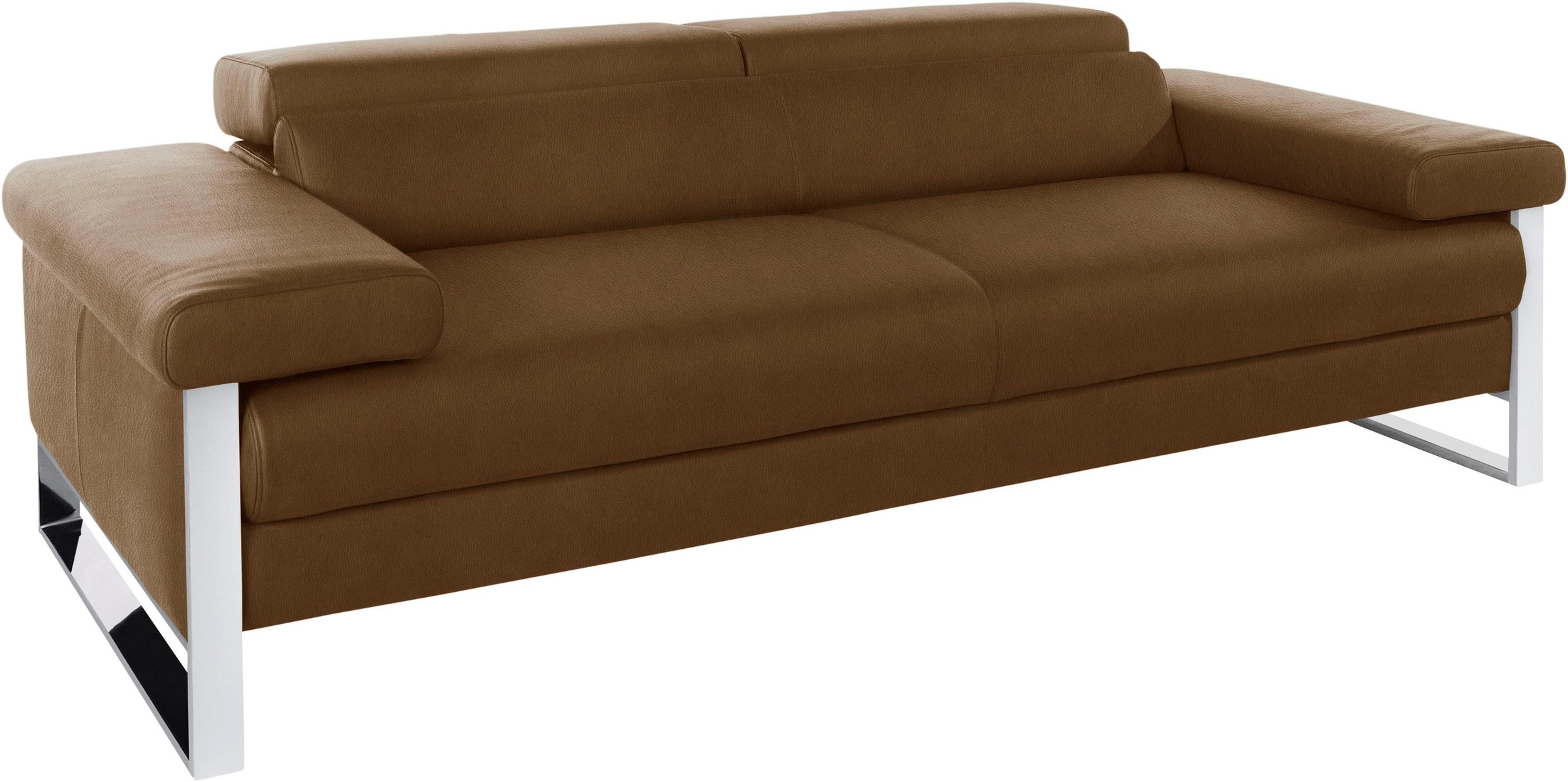 W.SCHILLIG 2-Sitzer »finn«, German Design Award 2016, Fußgestell Chrom glänzend, Breite 230 cm