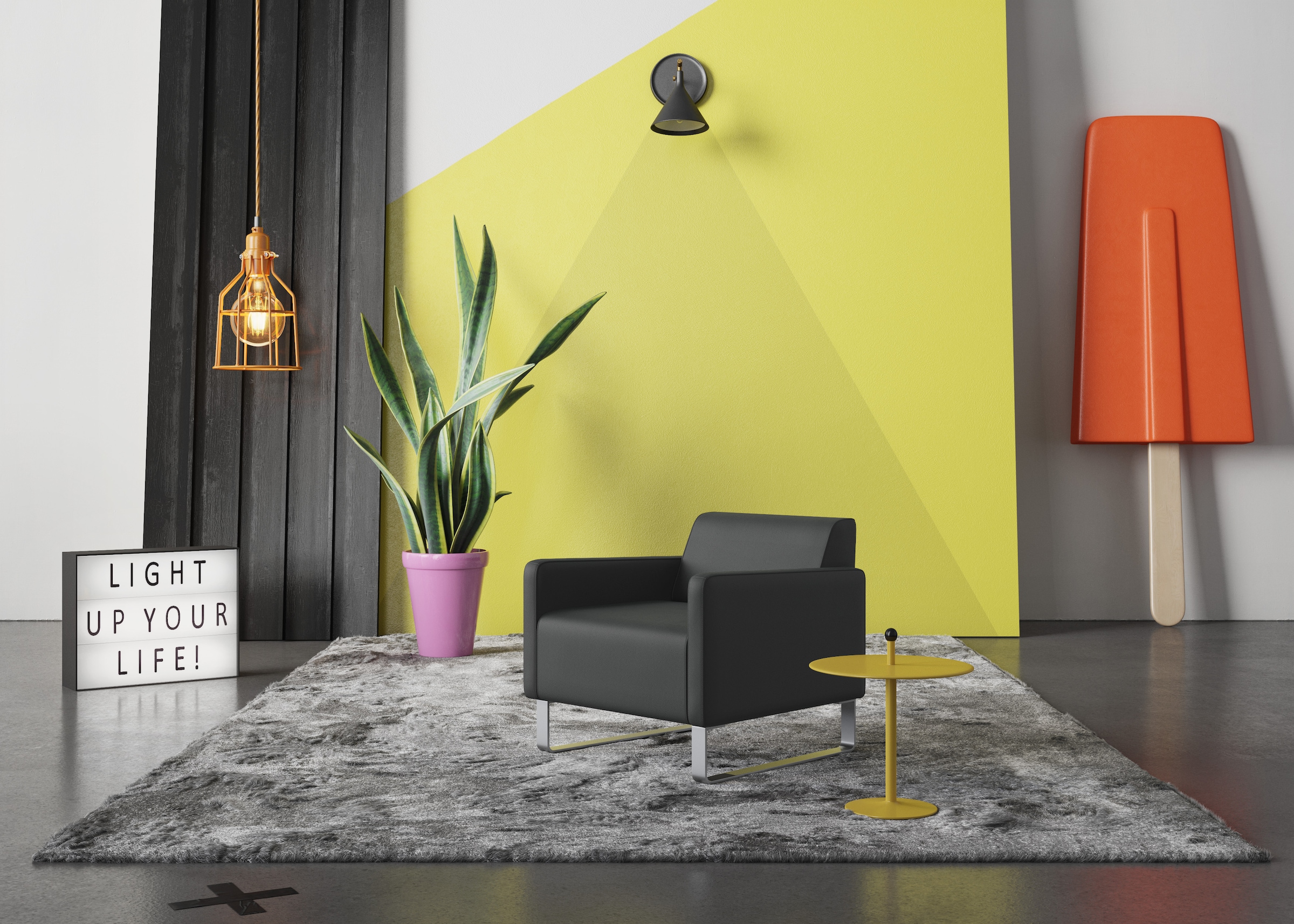 machalke® Sessel »single«, Ledersessel mit Metallkufen