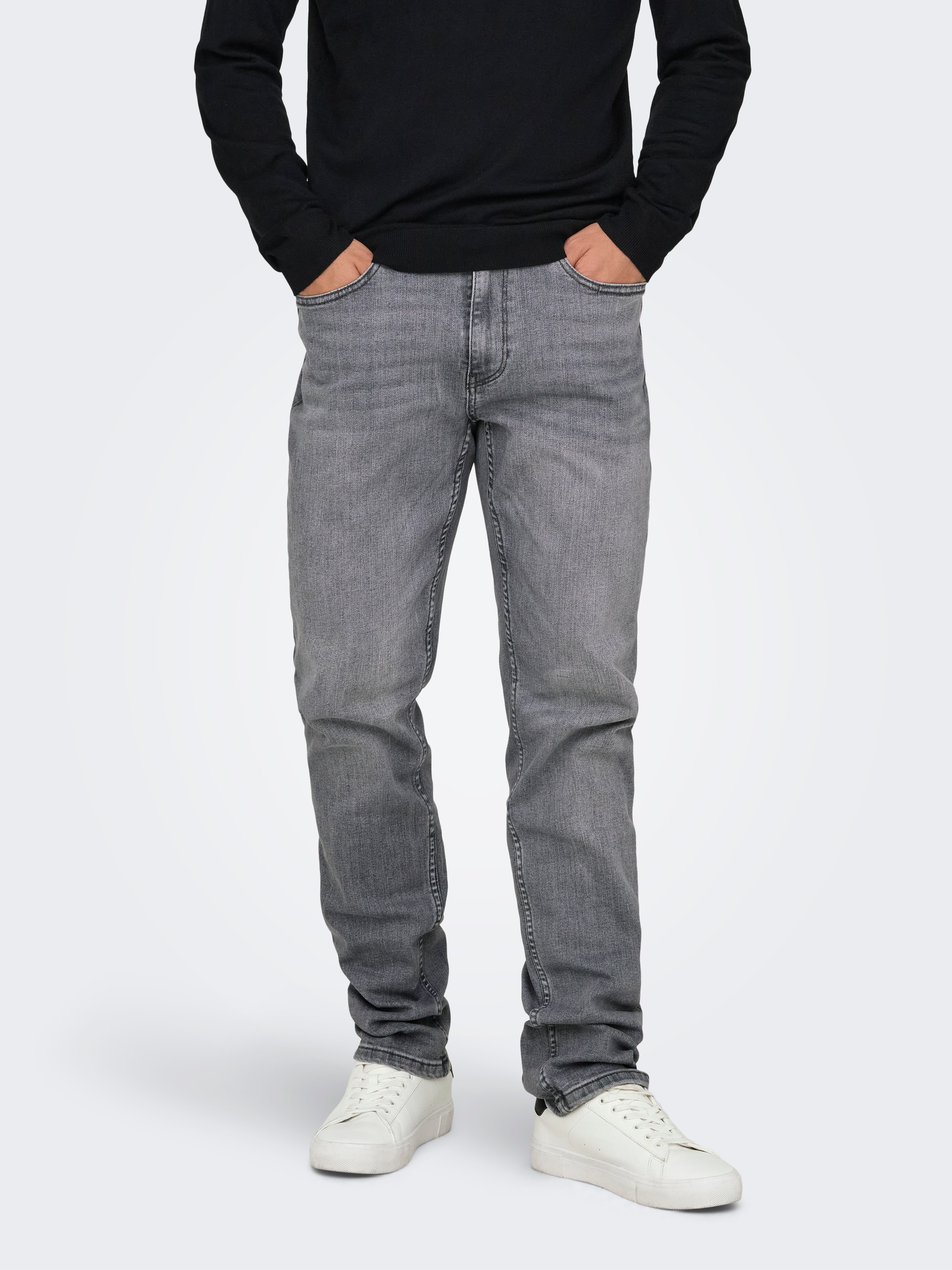 ONLY & SONS Straight-Jeans »ONSWEFT REGULAR WB 0021 TAI DNM NOOS« im 4-Pocket-Style