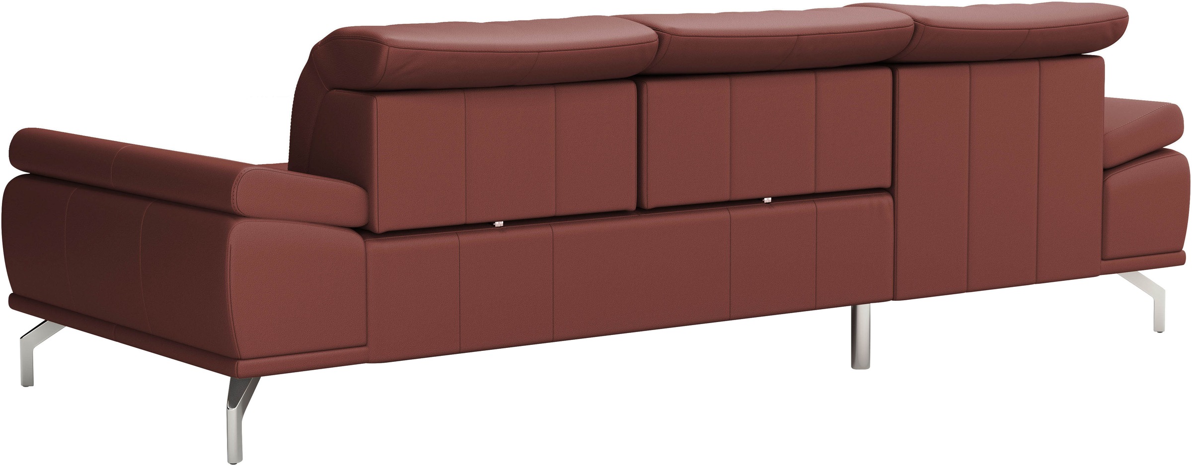 Places of Style Ecksofa »Caluna«, Inkl.Sitztiefenverstellung, wahlweise mit Kopf- und Armteilverstellung