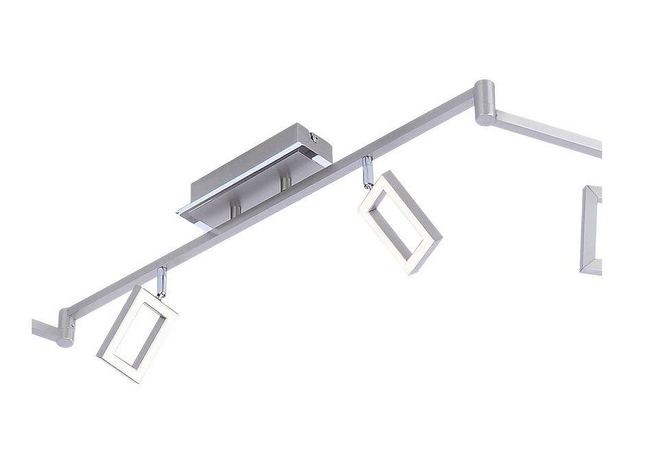 Paul Neuhaus Deckenleuchte »INIGO«, 6 flammig, Leuchtmittel LED-Board | LED fest integriert, festverbaute Leuchtmitteln, warmweiß, schwenkbare Spotköpfe / Arme