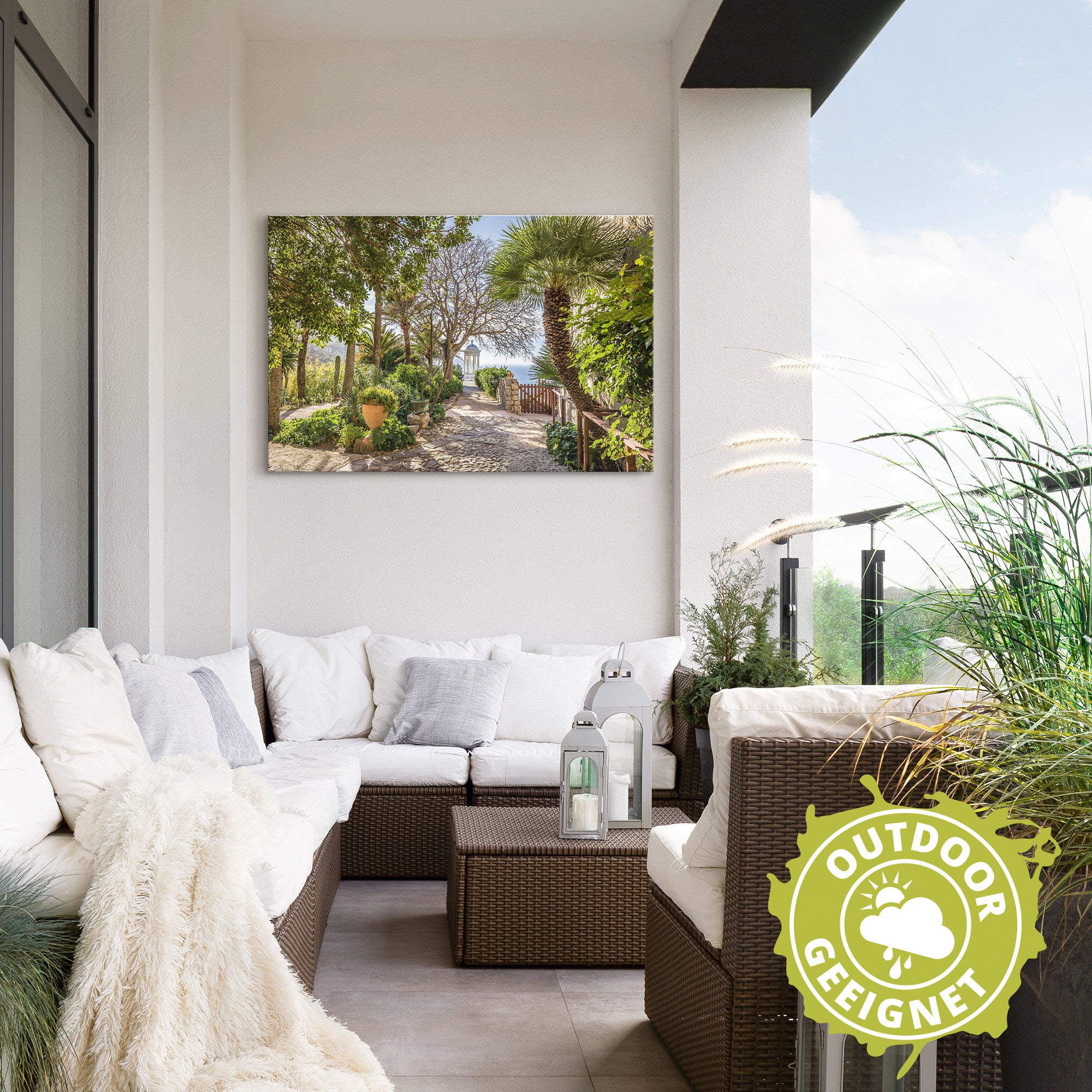 Artland Wandbild »Garten Son Marroig bei DeiÃ , Mallorca«, Gartenbilder, (1 St.), als Alubild, Outdoorbild, Leinwandbild, Poster in verschied. Größen
