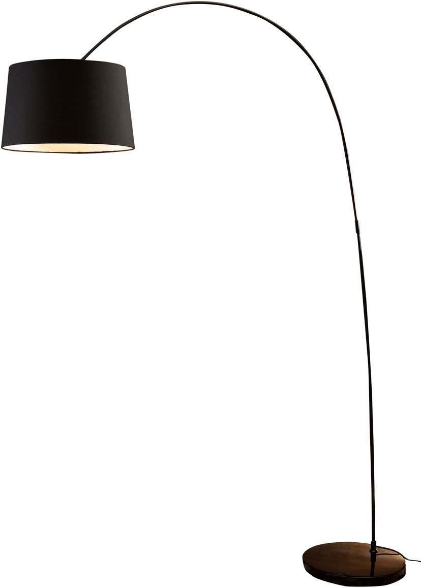 Places of Style Stehlampe Bogenlampe »Elijah«, 36cm flammig-flammig, kaufen Stoff Textilschirm Online Shop im OTTO 1 Ø