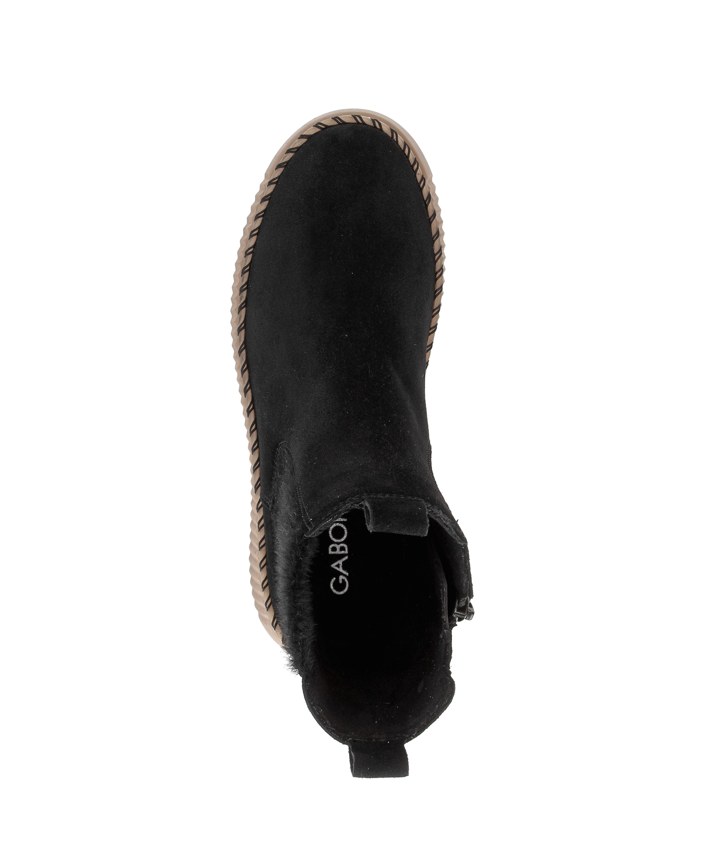 Gabor Chelseaboots  Plateau, Stiefelette mit zwei Anziehlaschen