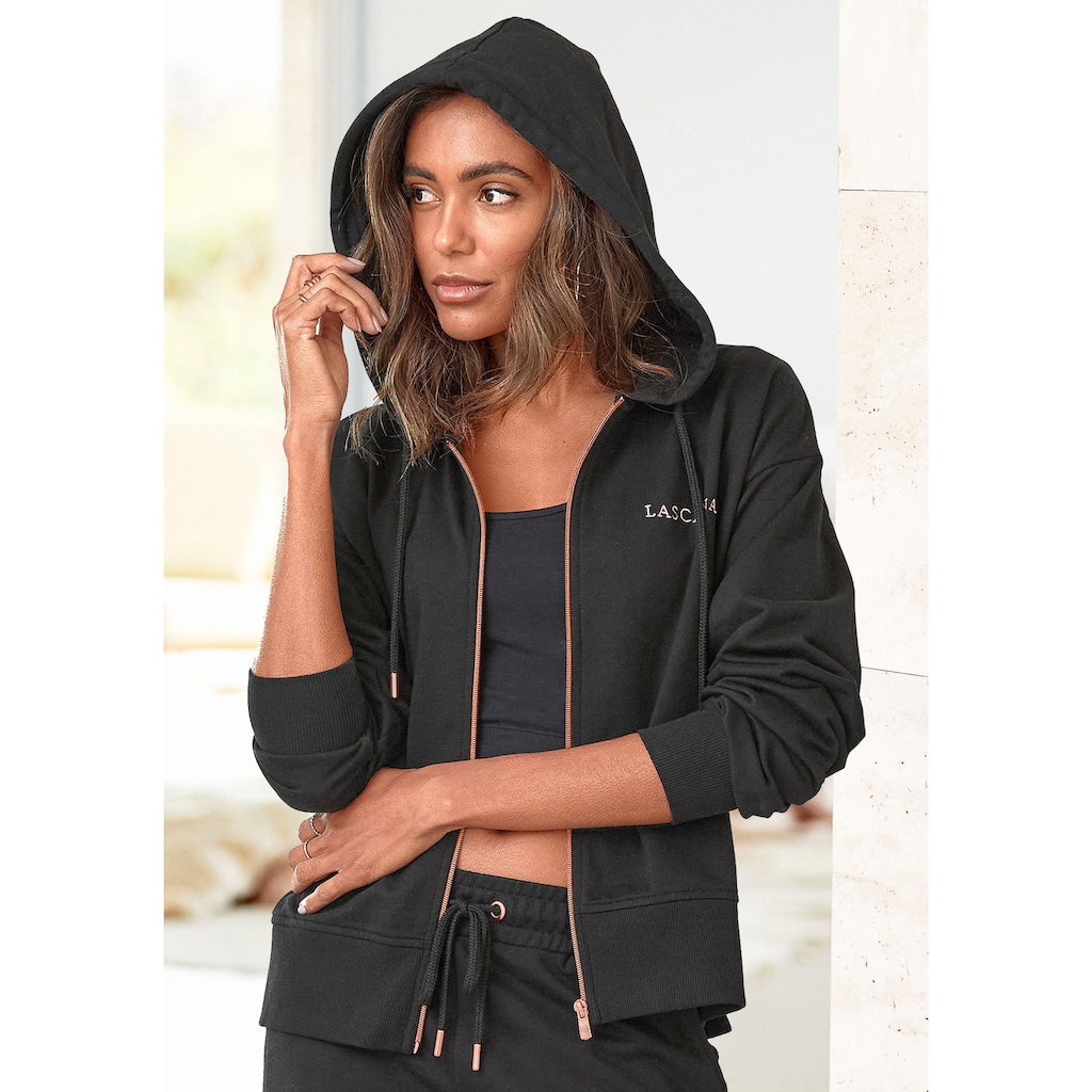 LASCANA Kapuzensweatjacke »Homewear«